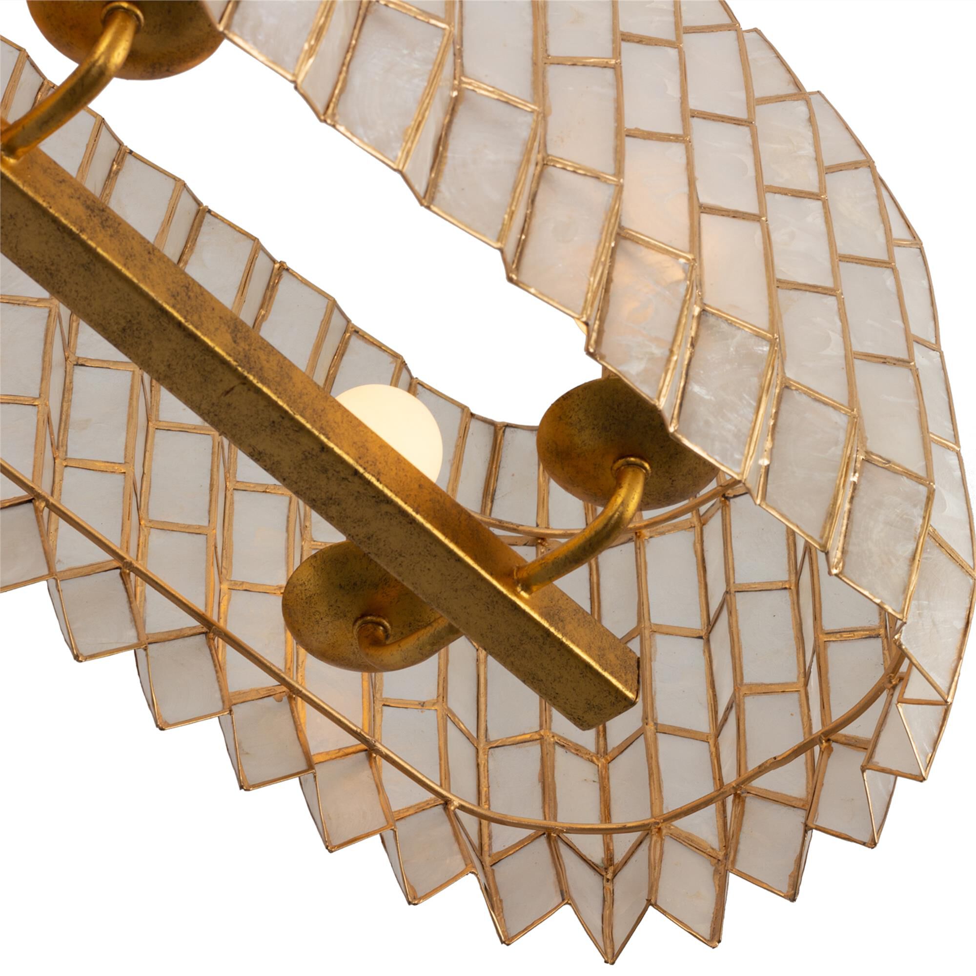 Shown in Oxidized Gold Leaf finish
