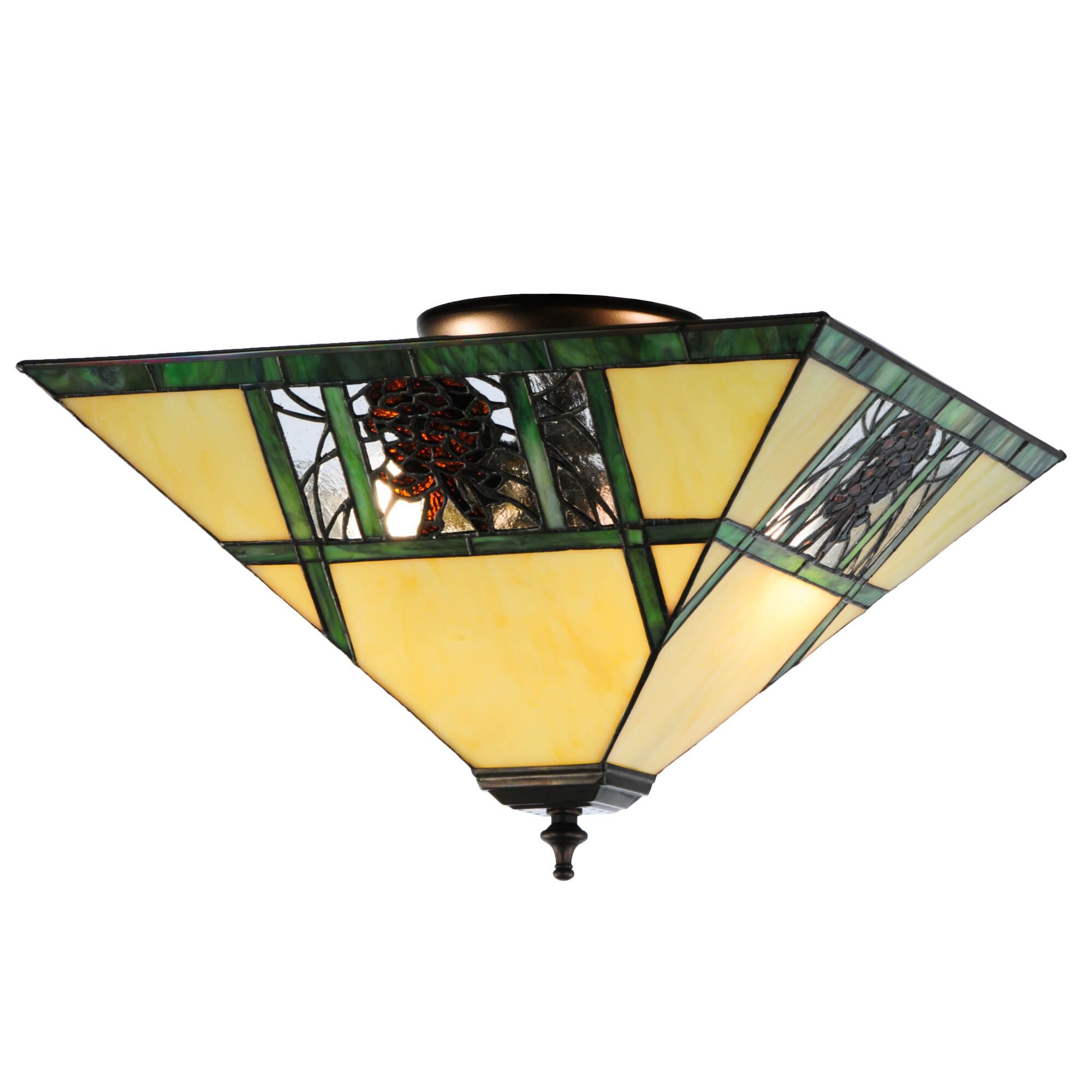 20 Inch 2 Light Flush Mount by Meyda Lighting