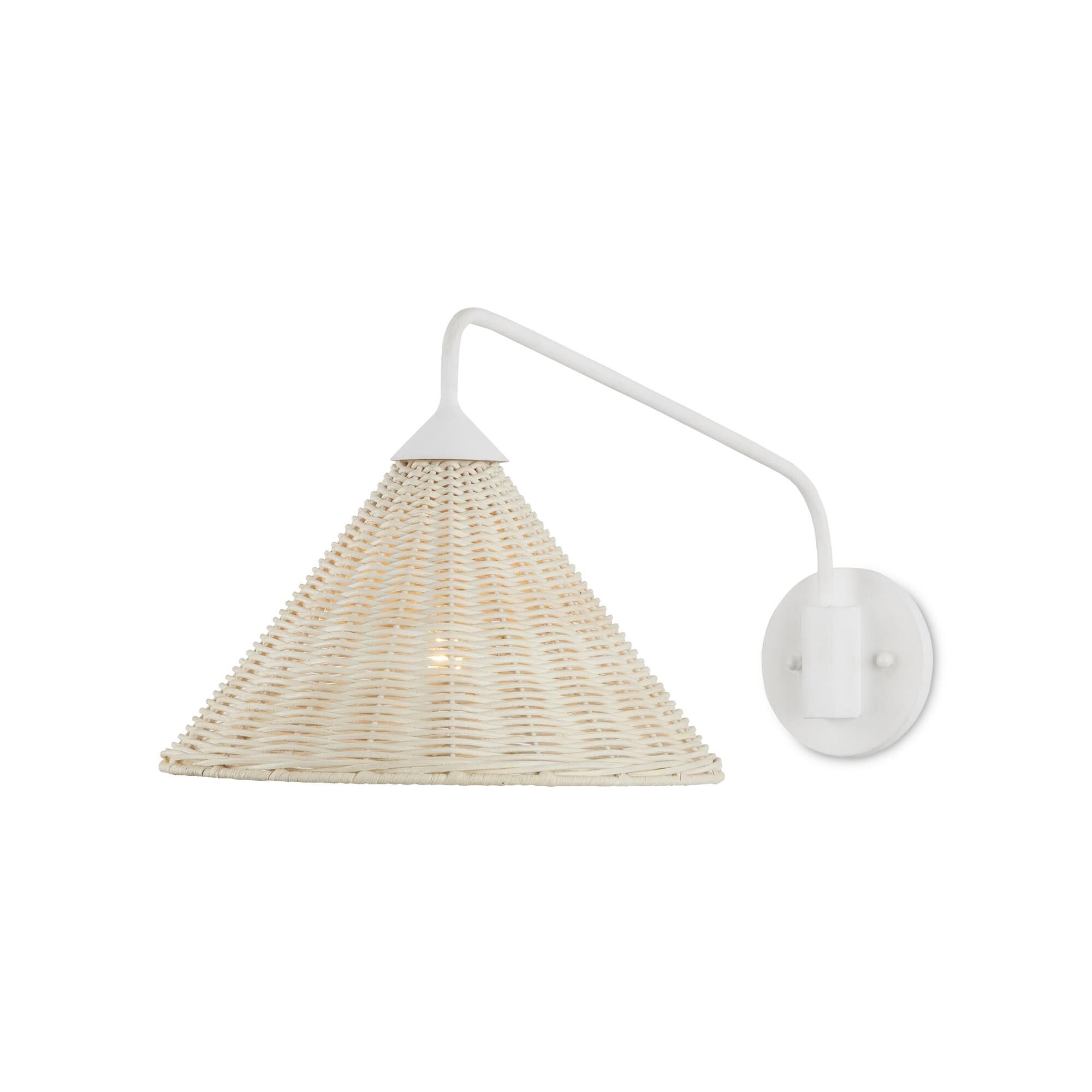 Basket Wall Swing Lamp by Currey and Company