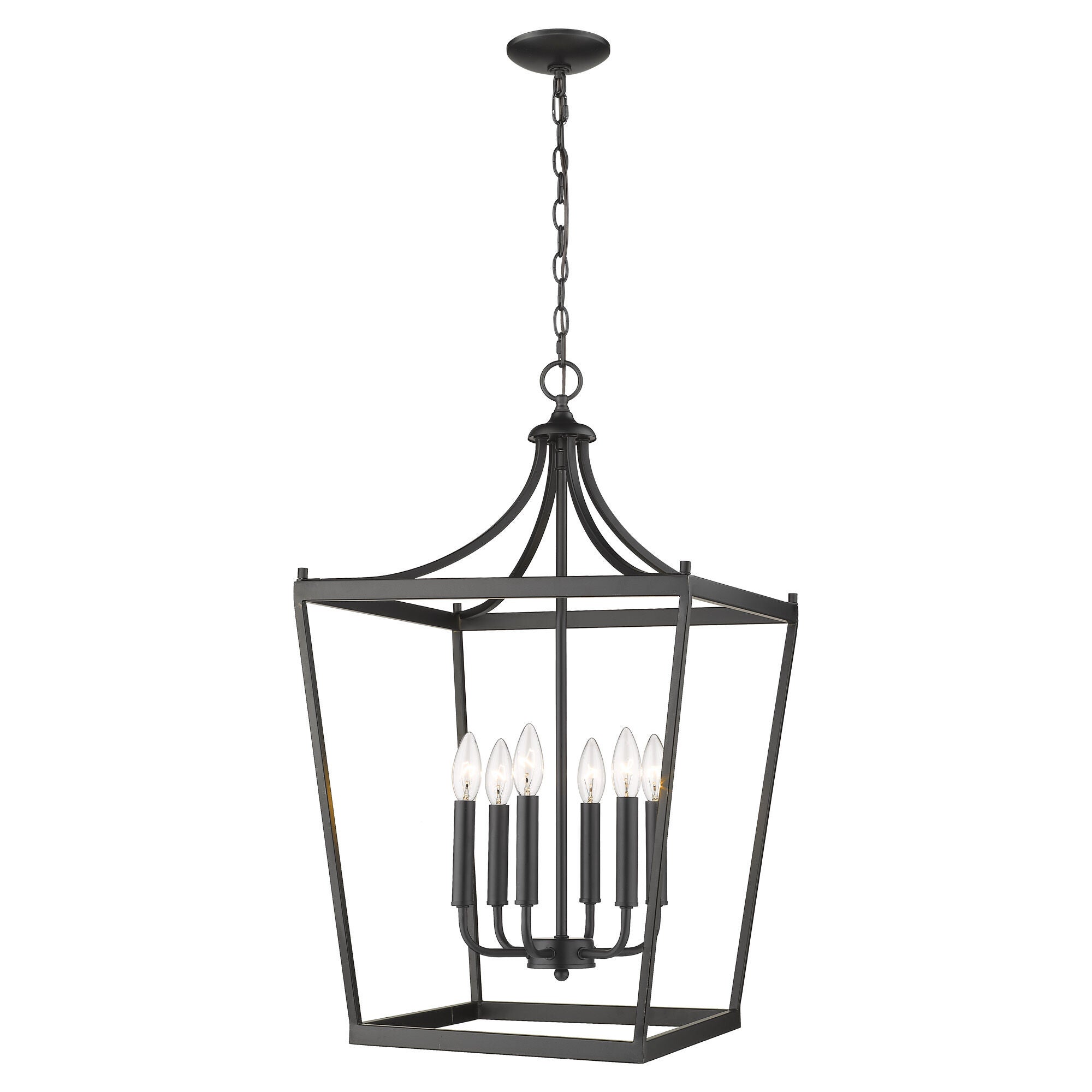 Shown in Matte Black finish and -- glass and -- shade