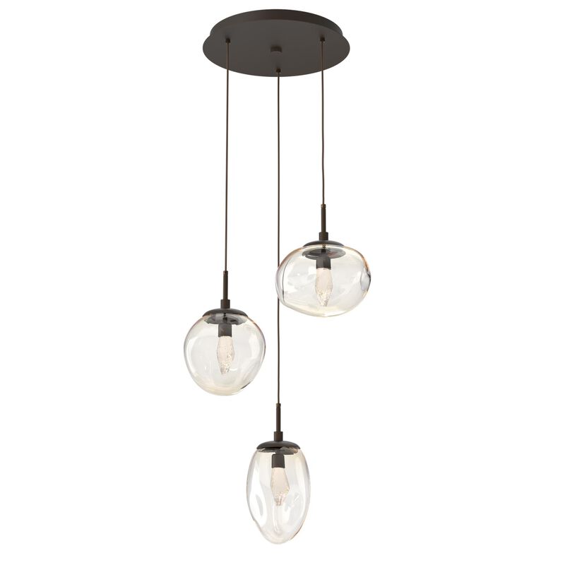 Cosmos 22 Inch 3 Light Multi Light Pendant by Hammerton Studio