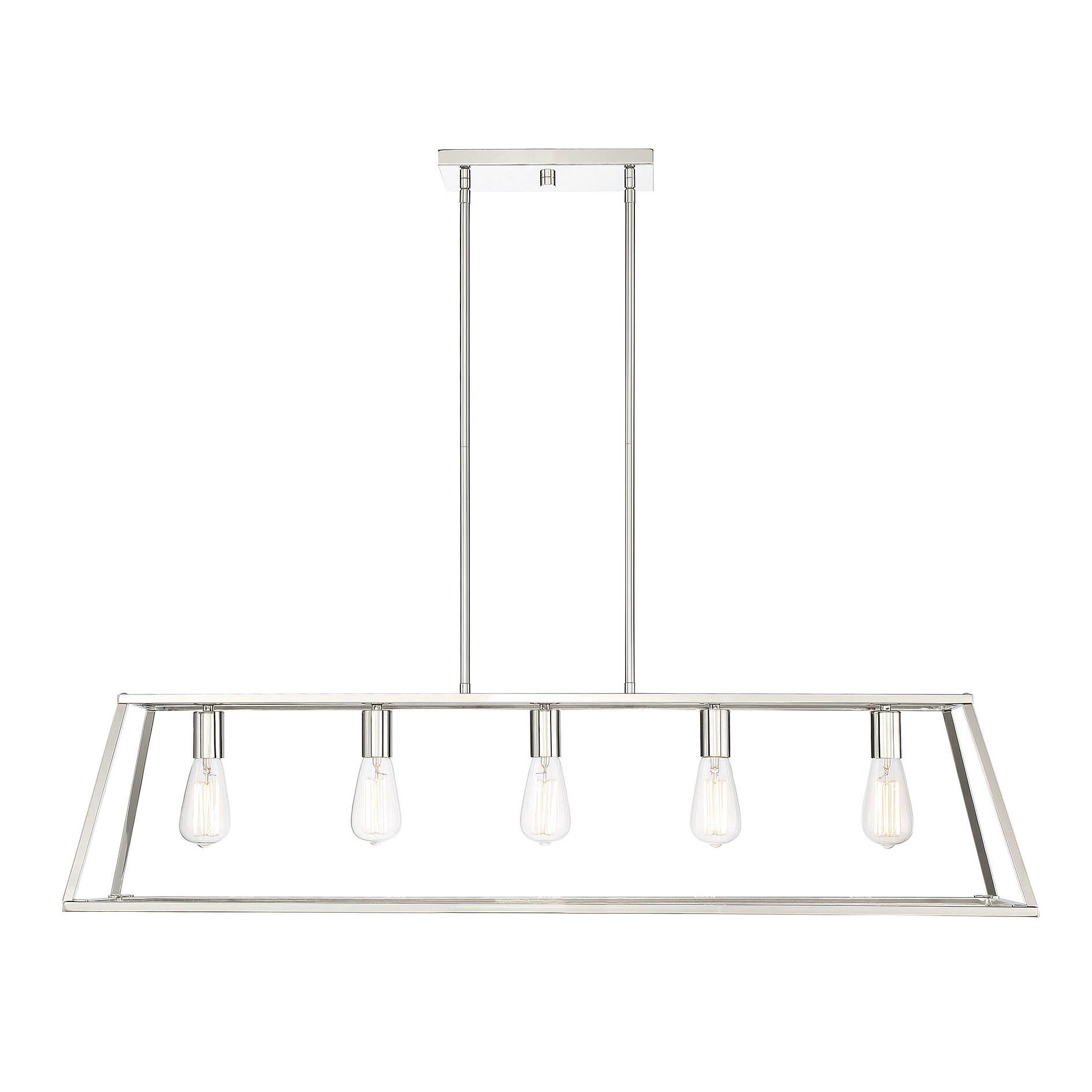 Denton 45 Inch 5 Light Linear Suspension Light by Savoy House