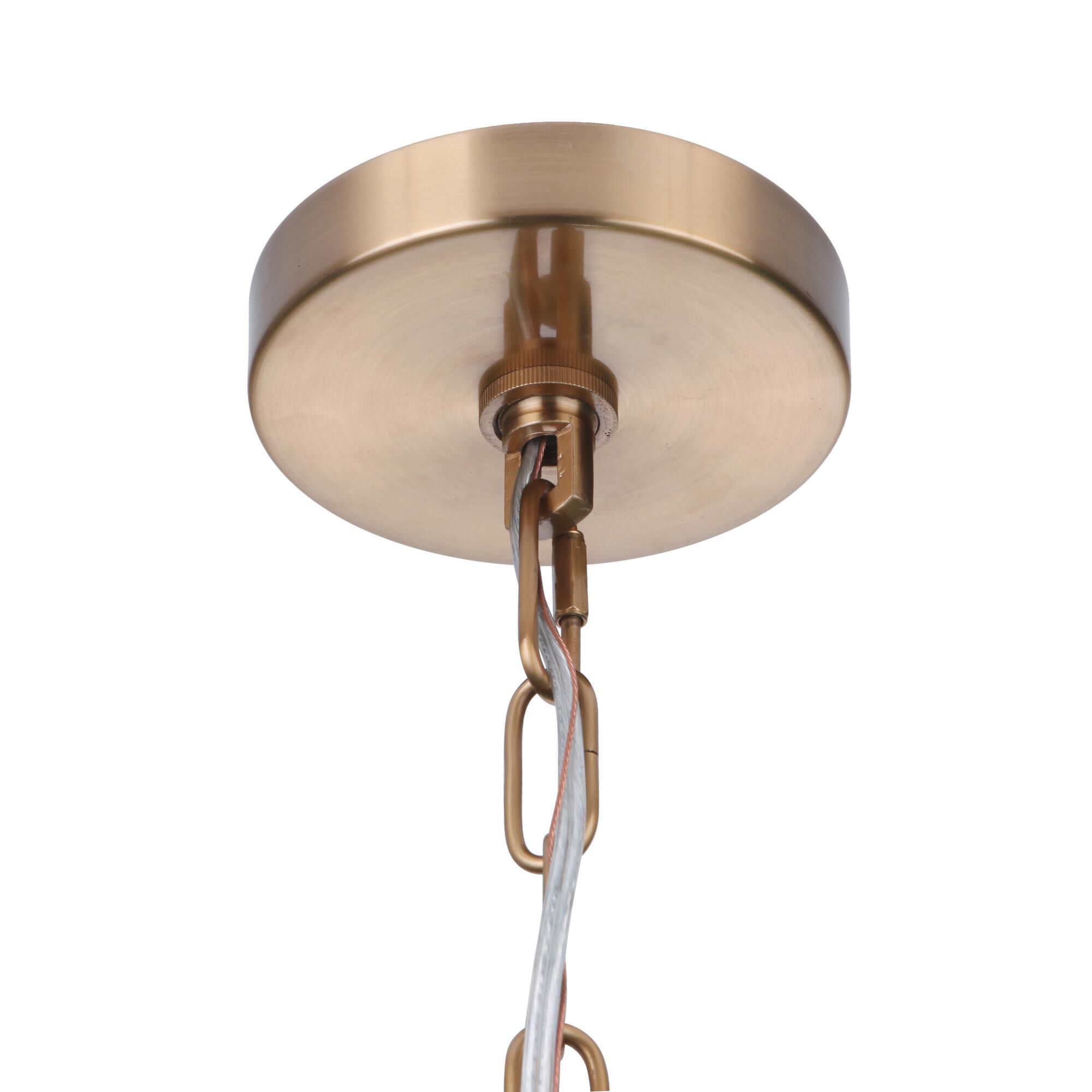 Larrson 17 Inch 6 Light Mini Chandelier by Craftmade