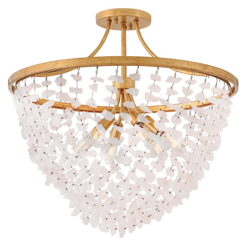 Myra 24 Inch Semi Flush Mount by Hinkley Lighting