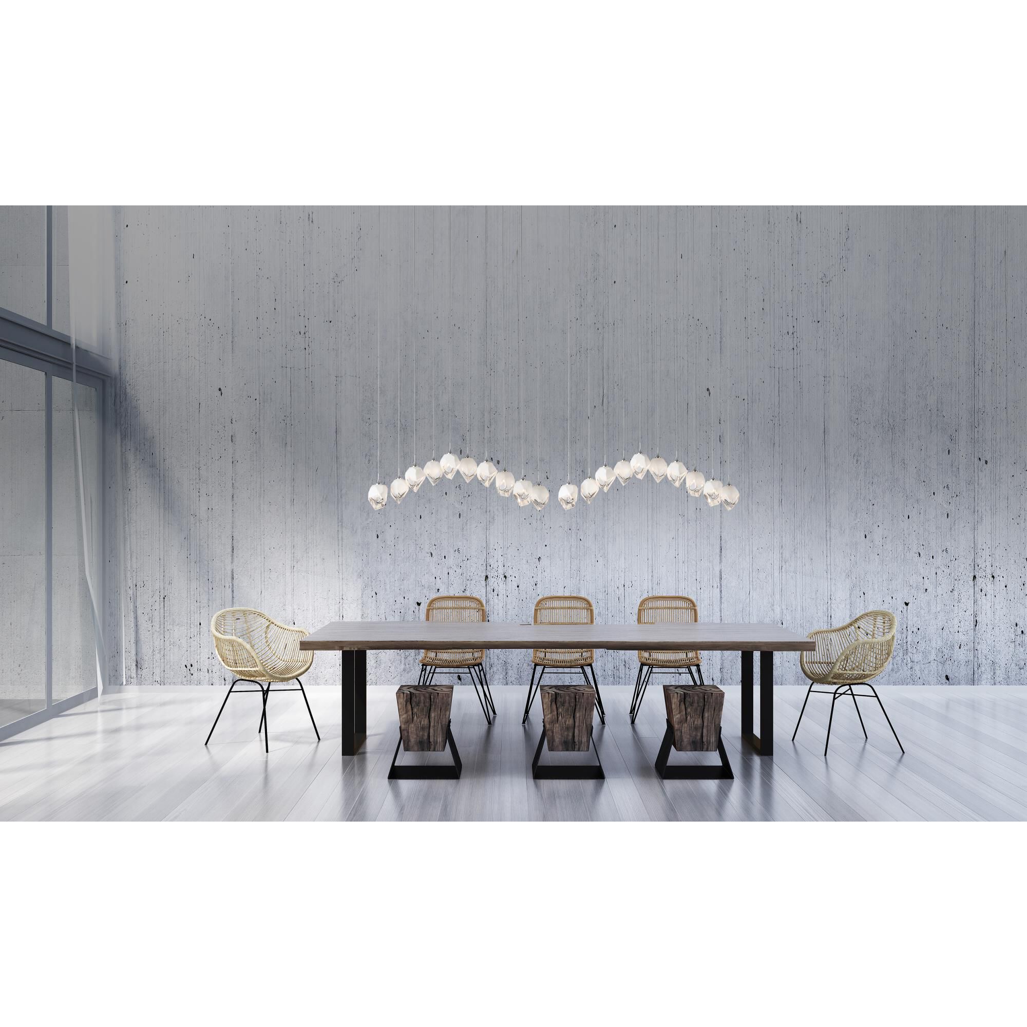 Chrysalis Linear Suspension Light by Hubbardton Forge