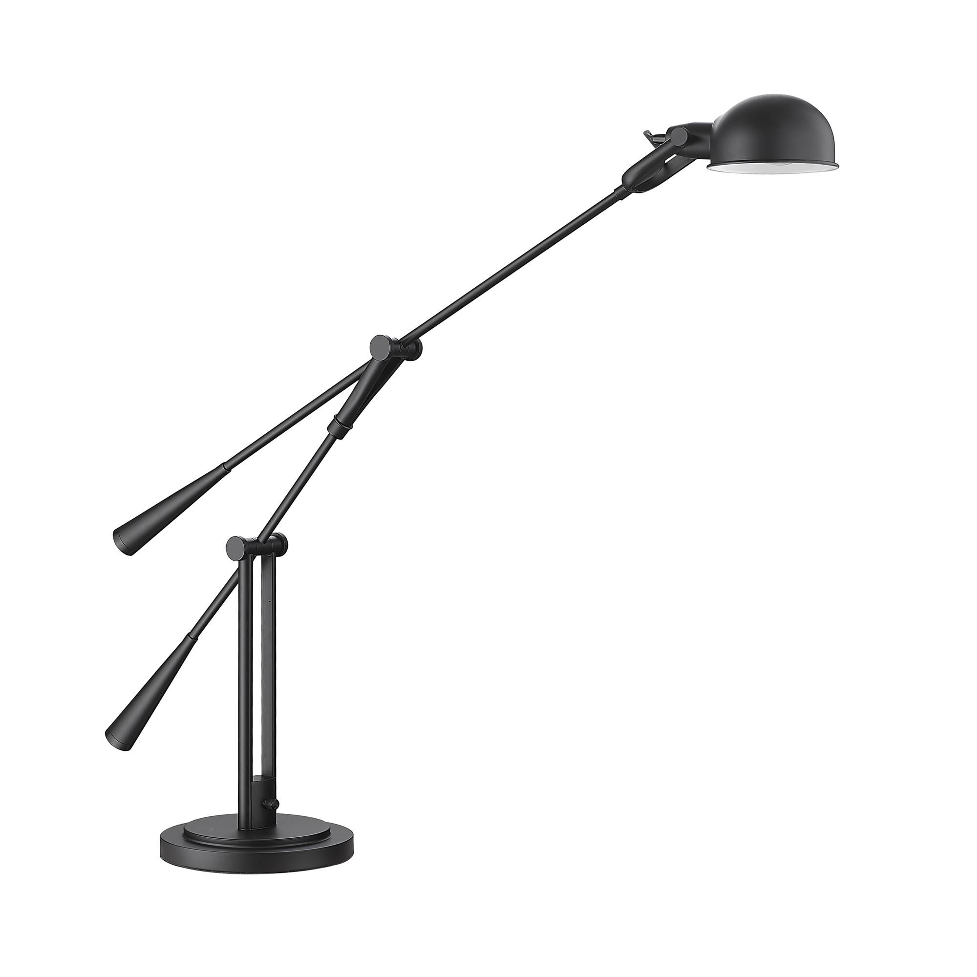 Shown in Matte Black  finish and Matte Black  shade