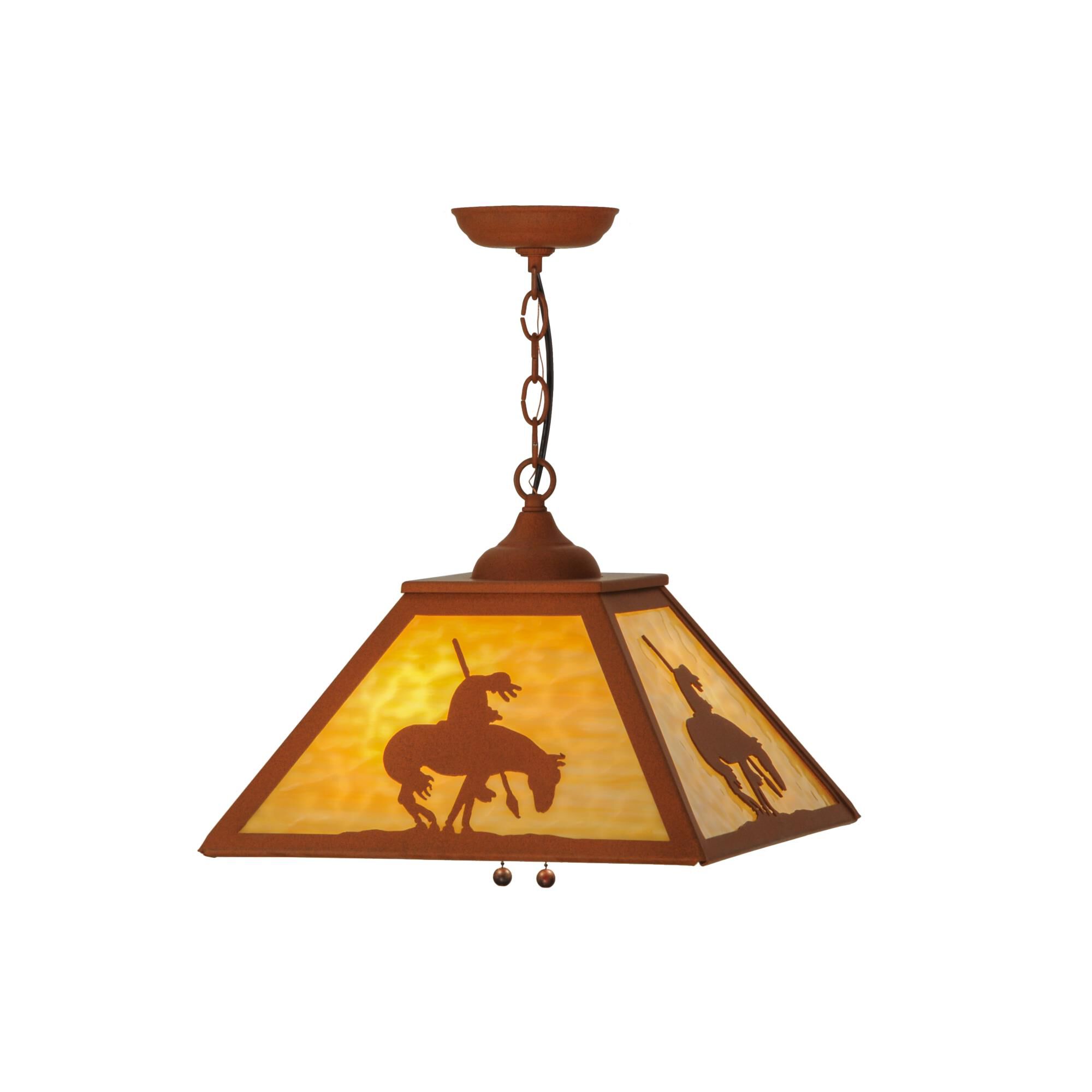 Trails End 22 Inch Large Pendant by Meyda Lighting