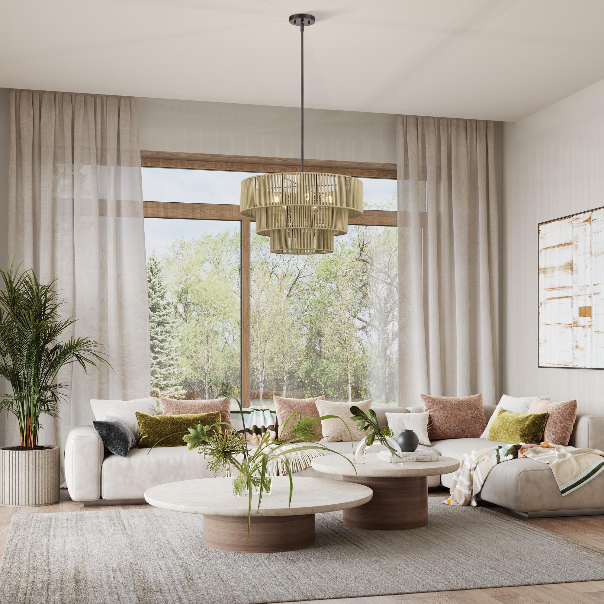 Acordia 23 Inch Large Pendant by Livex Lighting