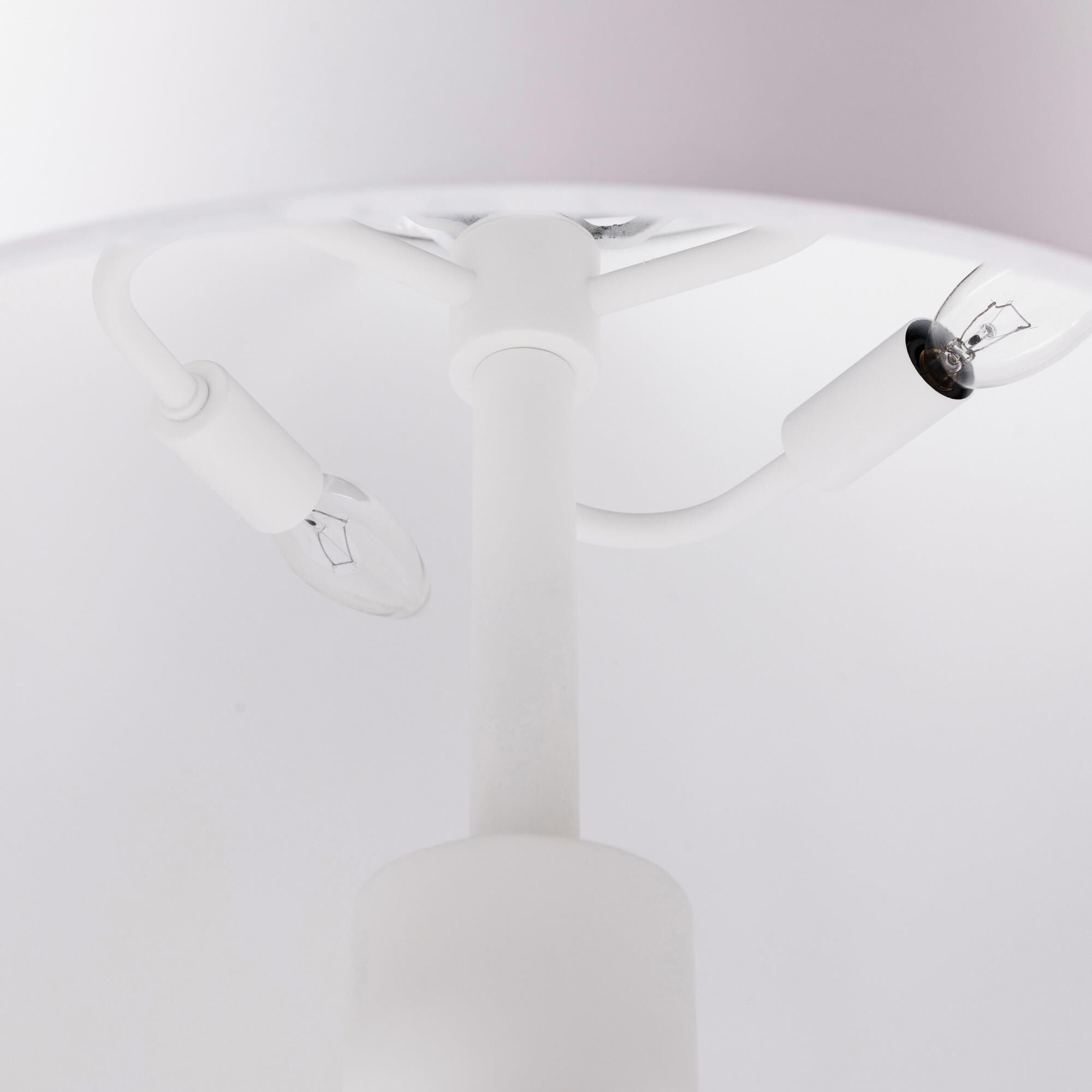 Shown in Matte White finish and Matte White shade