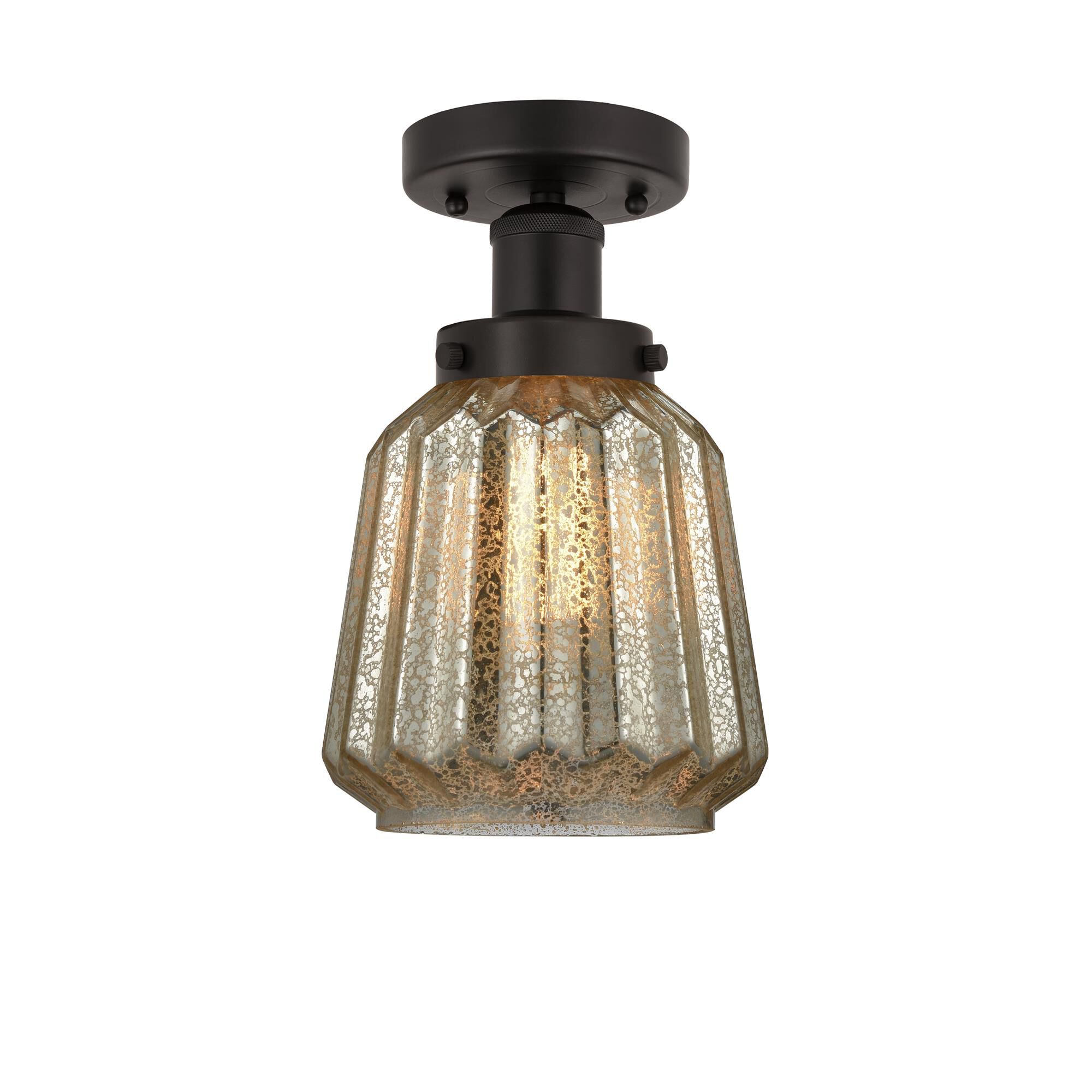 Bruno Marashlian Chatham 6 Inch 1 Light Semi Flush Mount by Innovations Lighting