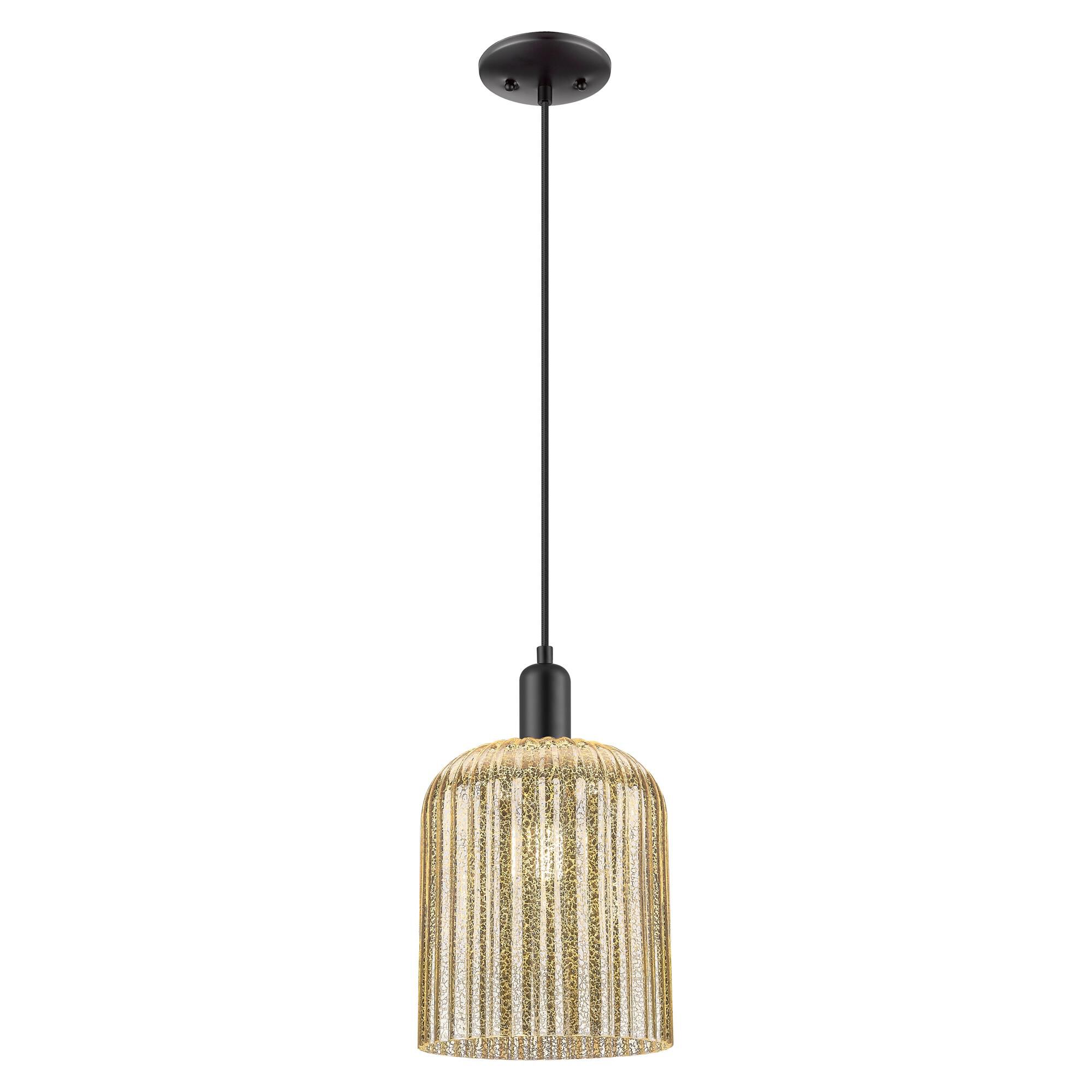 Shown in Matte Black finish and Mercury glass