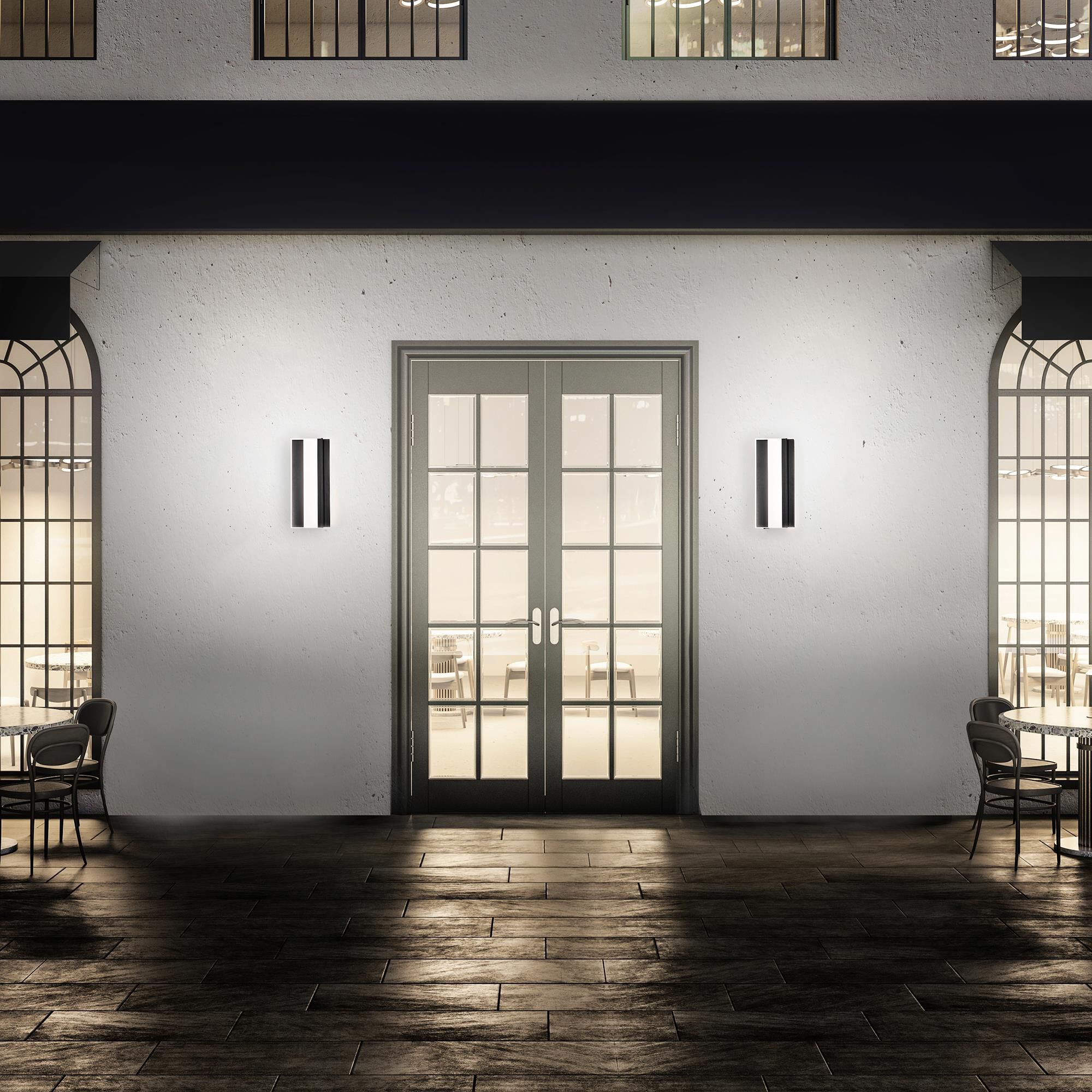 Modern Forms Enigma 18 Inch Tall LED Outdoor Wall Light