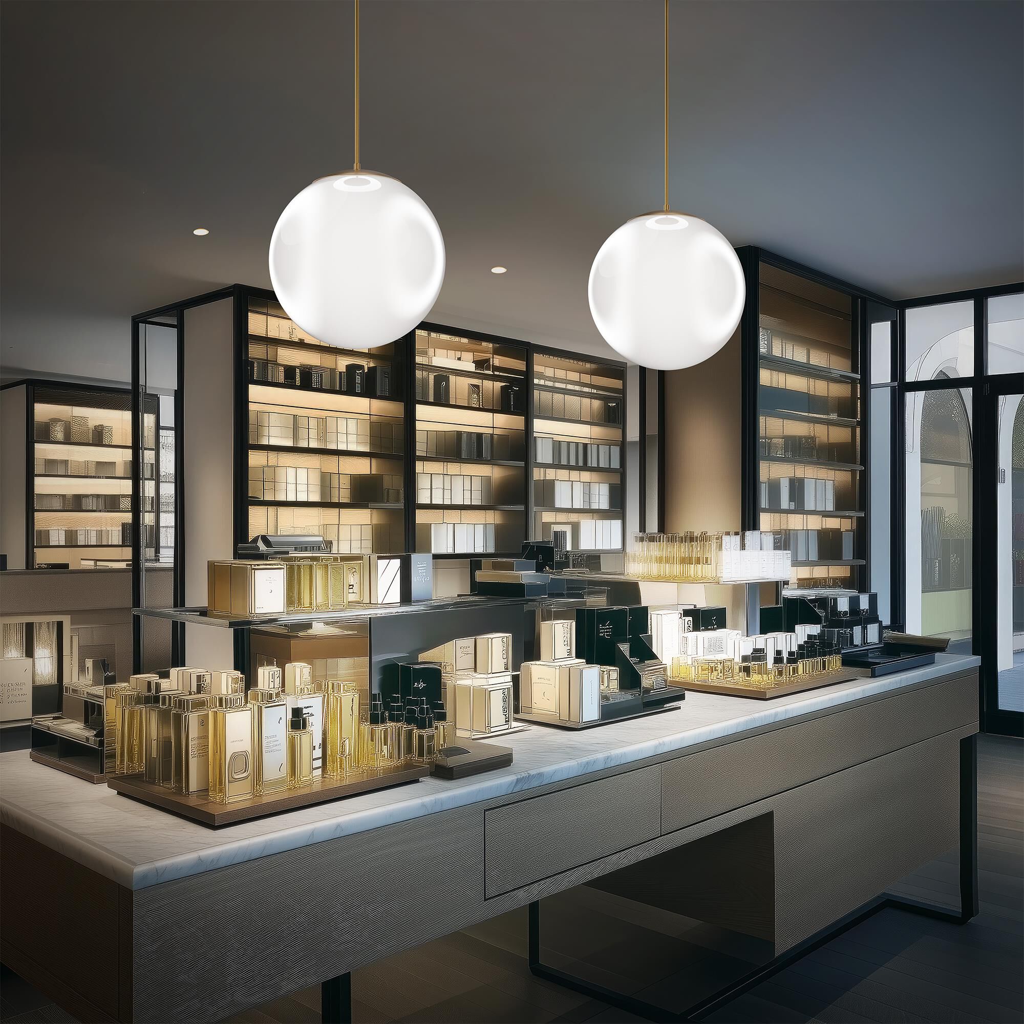 Honeymooner 20 Inch Large Pendant by dweLED