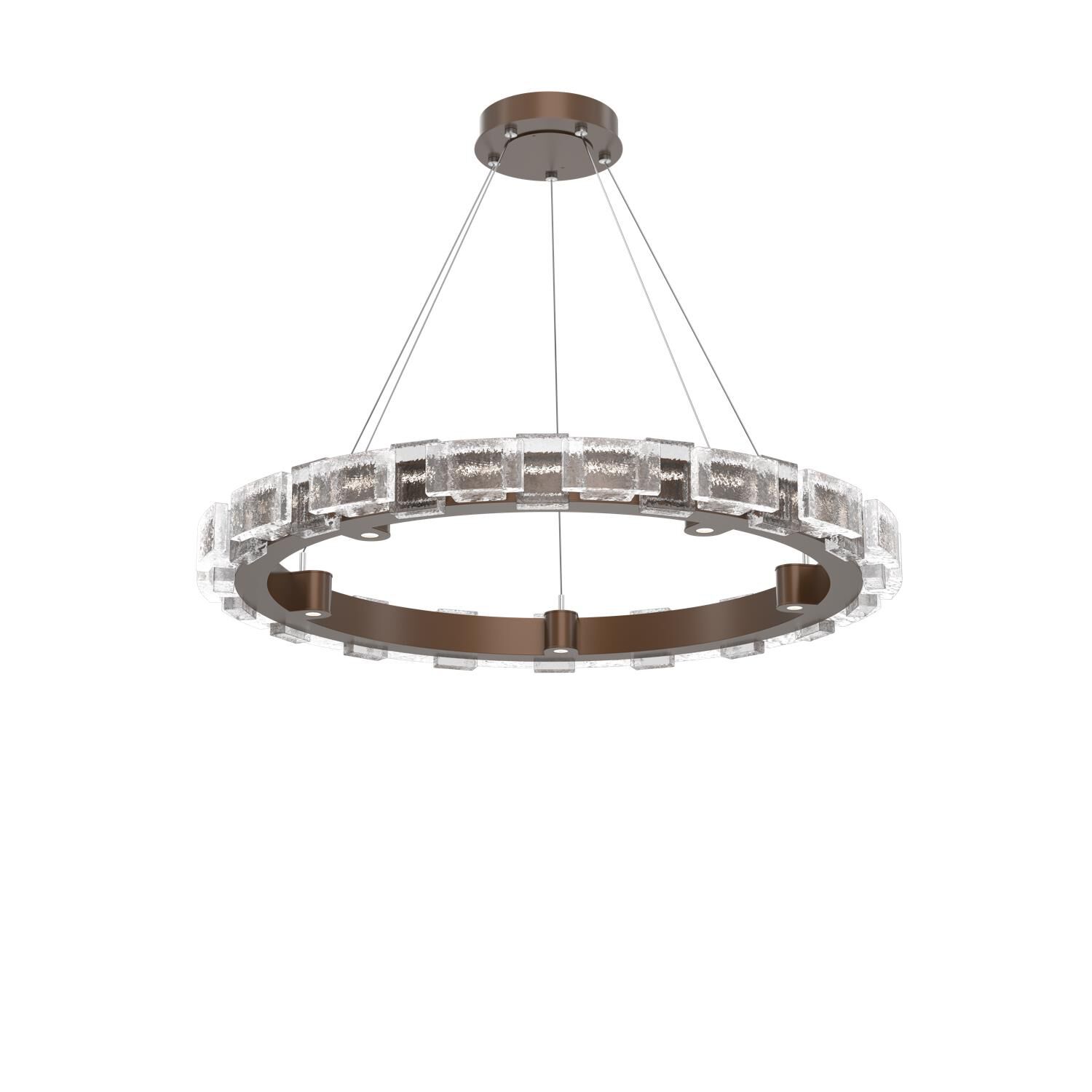 Levi Wilson Tessera 38 Inch Chandelier by Hammerton Studio