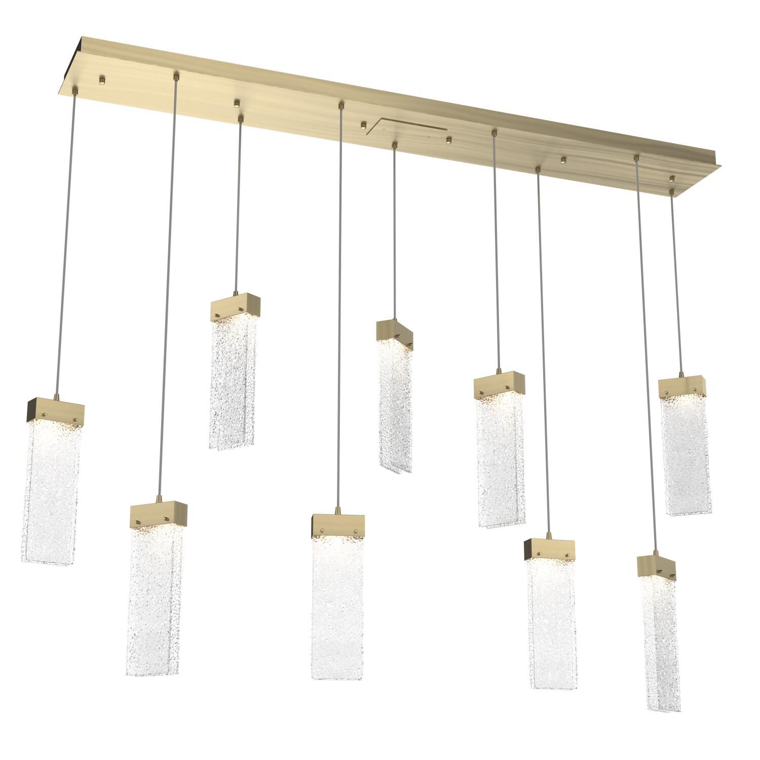 Shown in Heritage Brass finish and Clear Rimelight glass