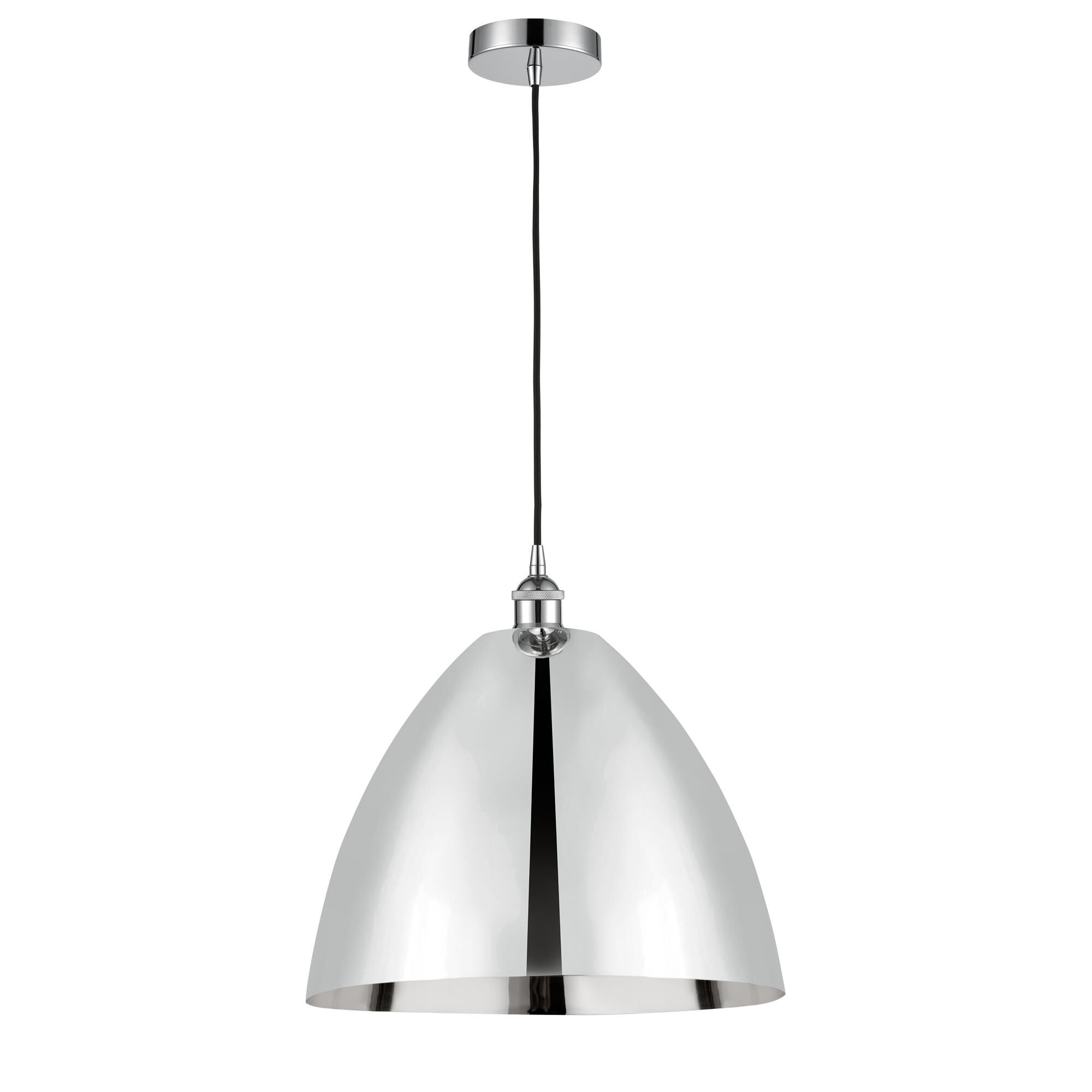 Shown in Polished Chrome finish and Polished Chrome Edison Dome shade
