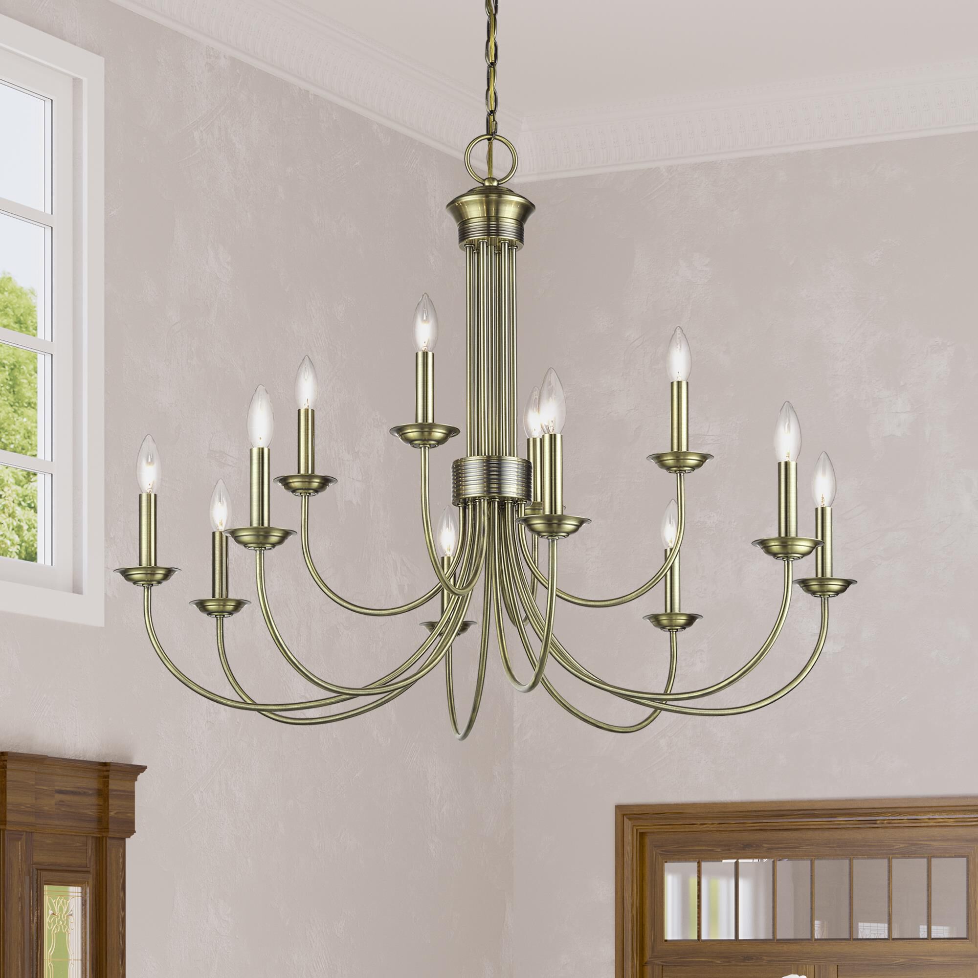 Estate 36 Inch Chandelier by Livex Lighting