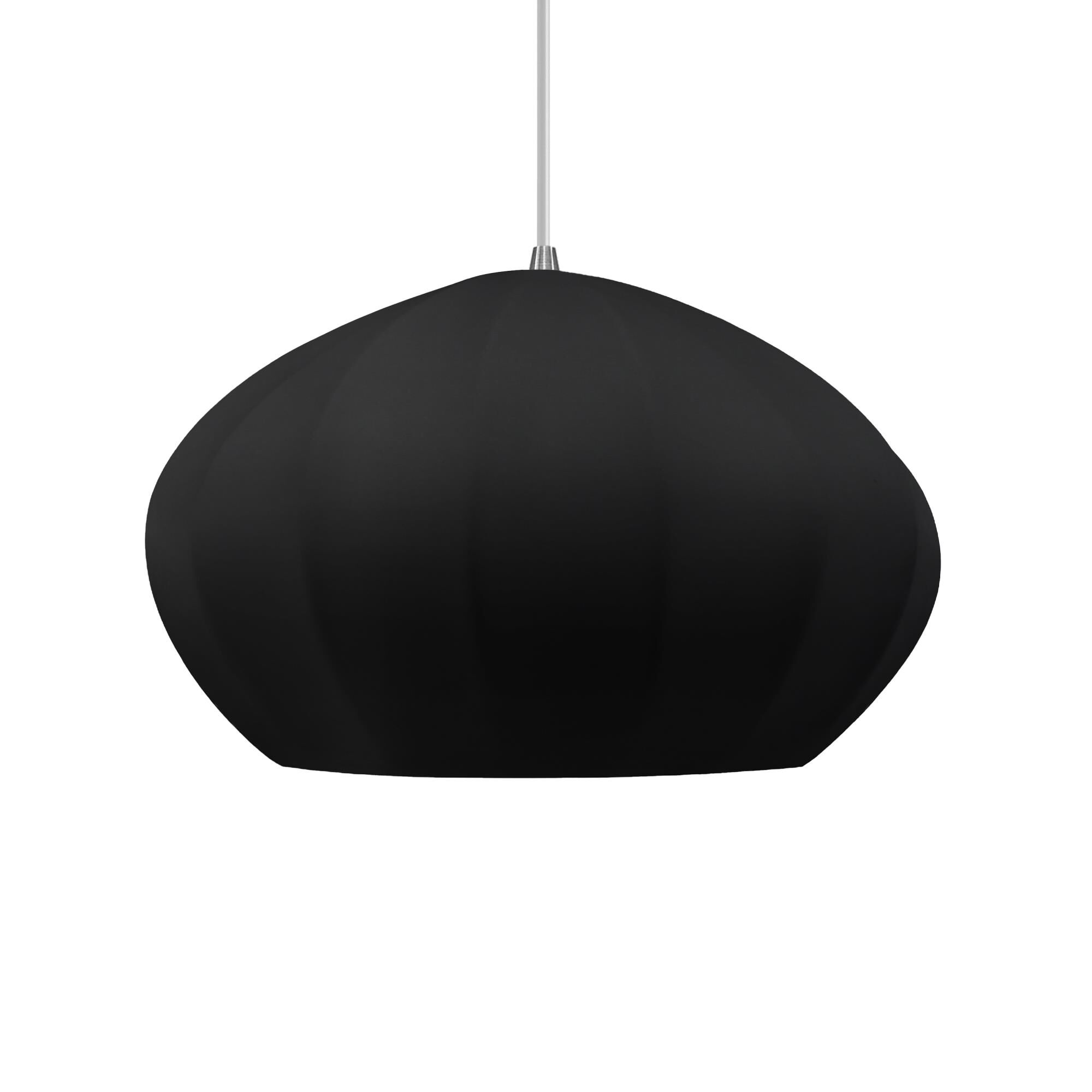 Shown in Brushed Nickel finish and Carbon  Matte Black shade