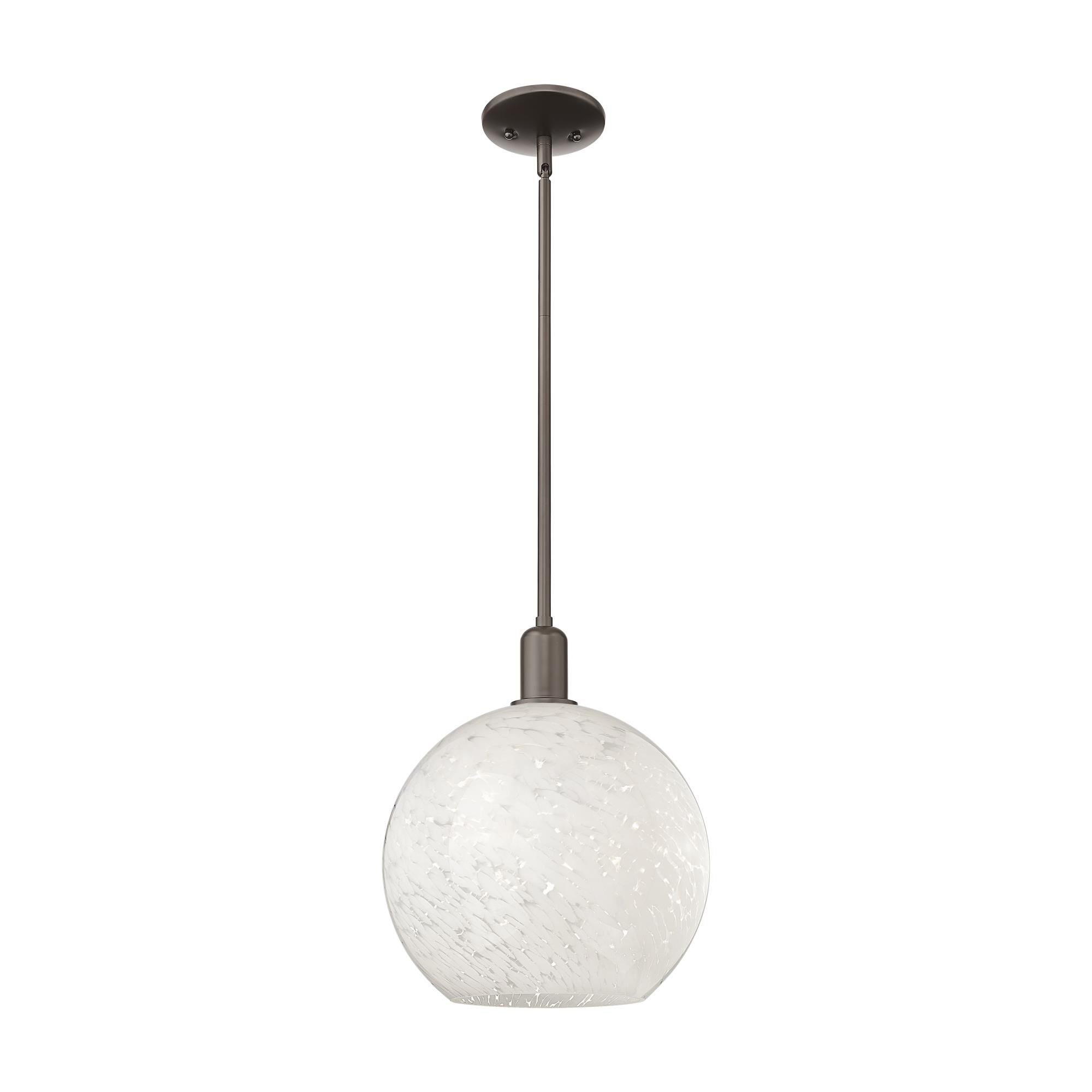 Bruno Marashlian White Mouchette Mini Pendant by Innovations Lighting