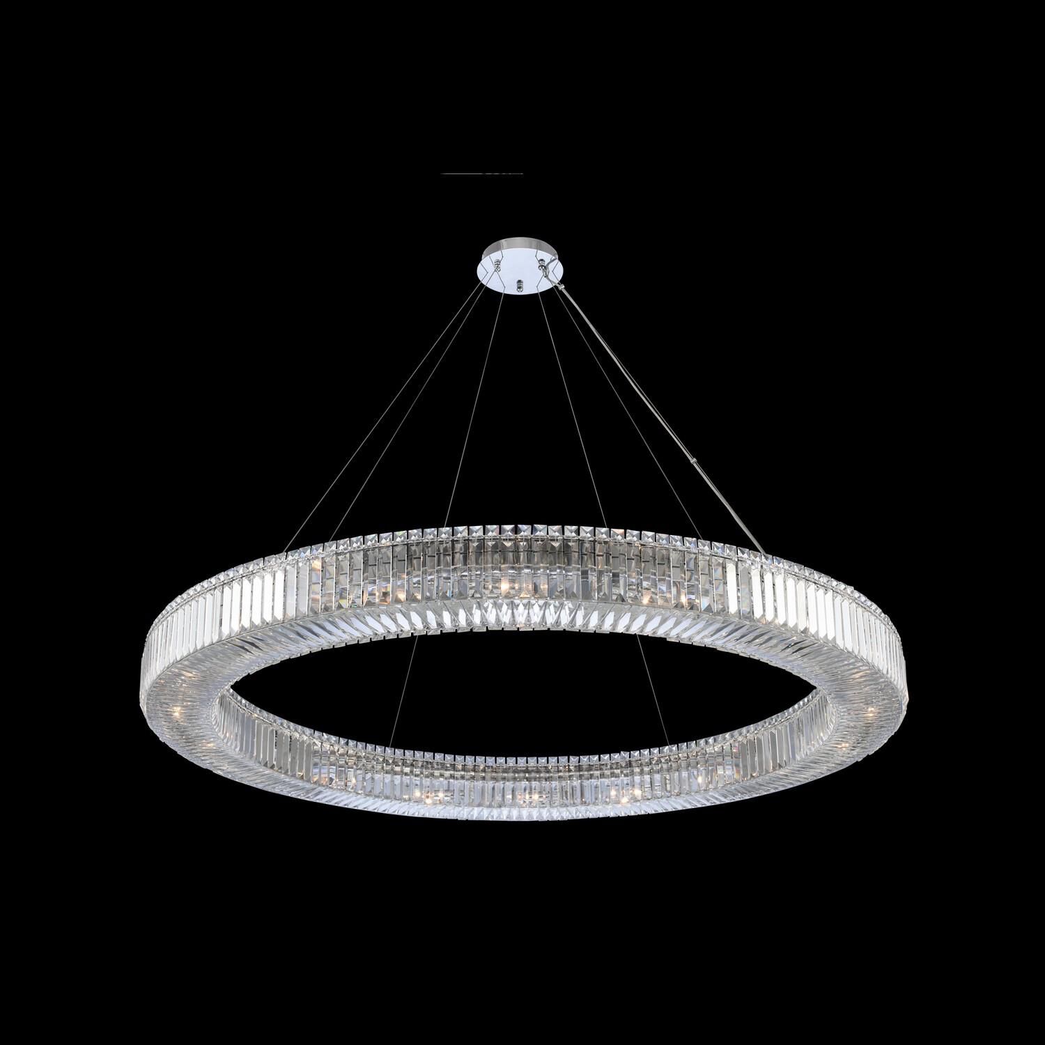 Rondelle 60 Inch Large Pendant by Allegri
