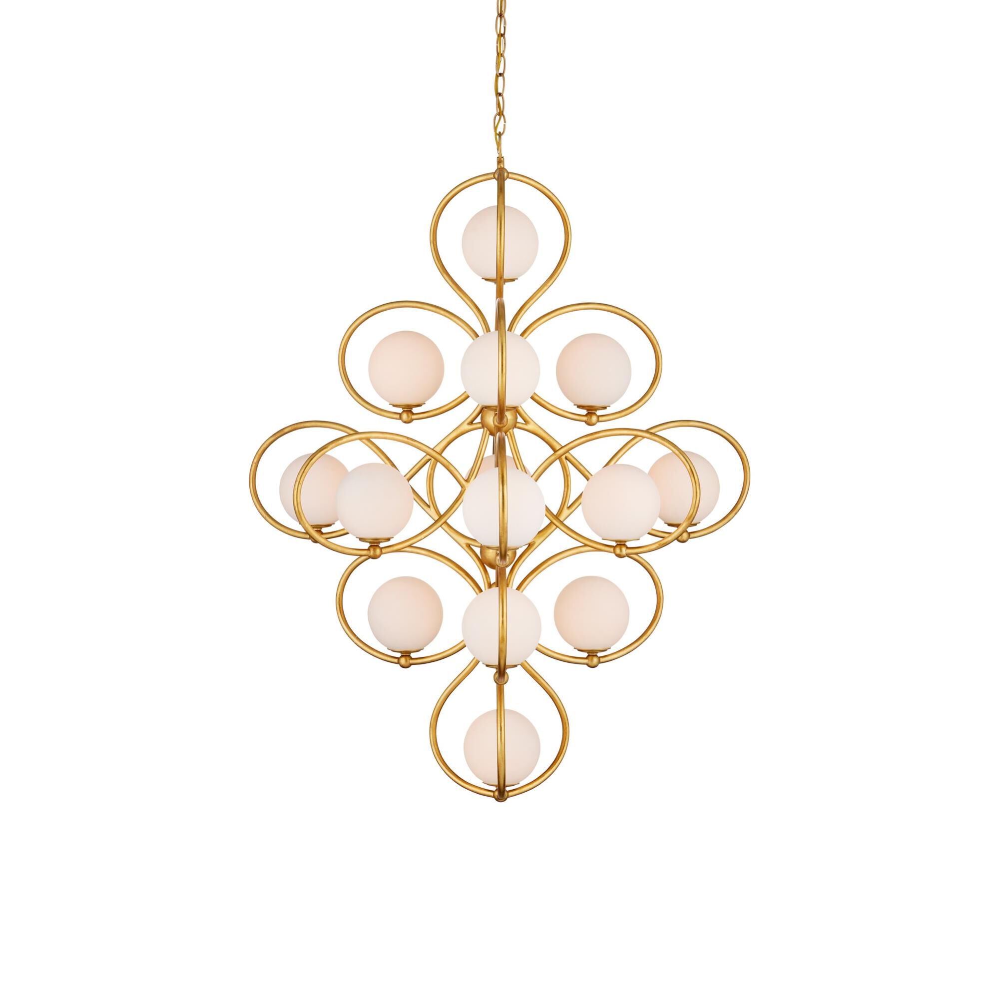 Storrs 34 Inch Chandelier by Currey and Company