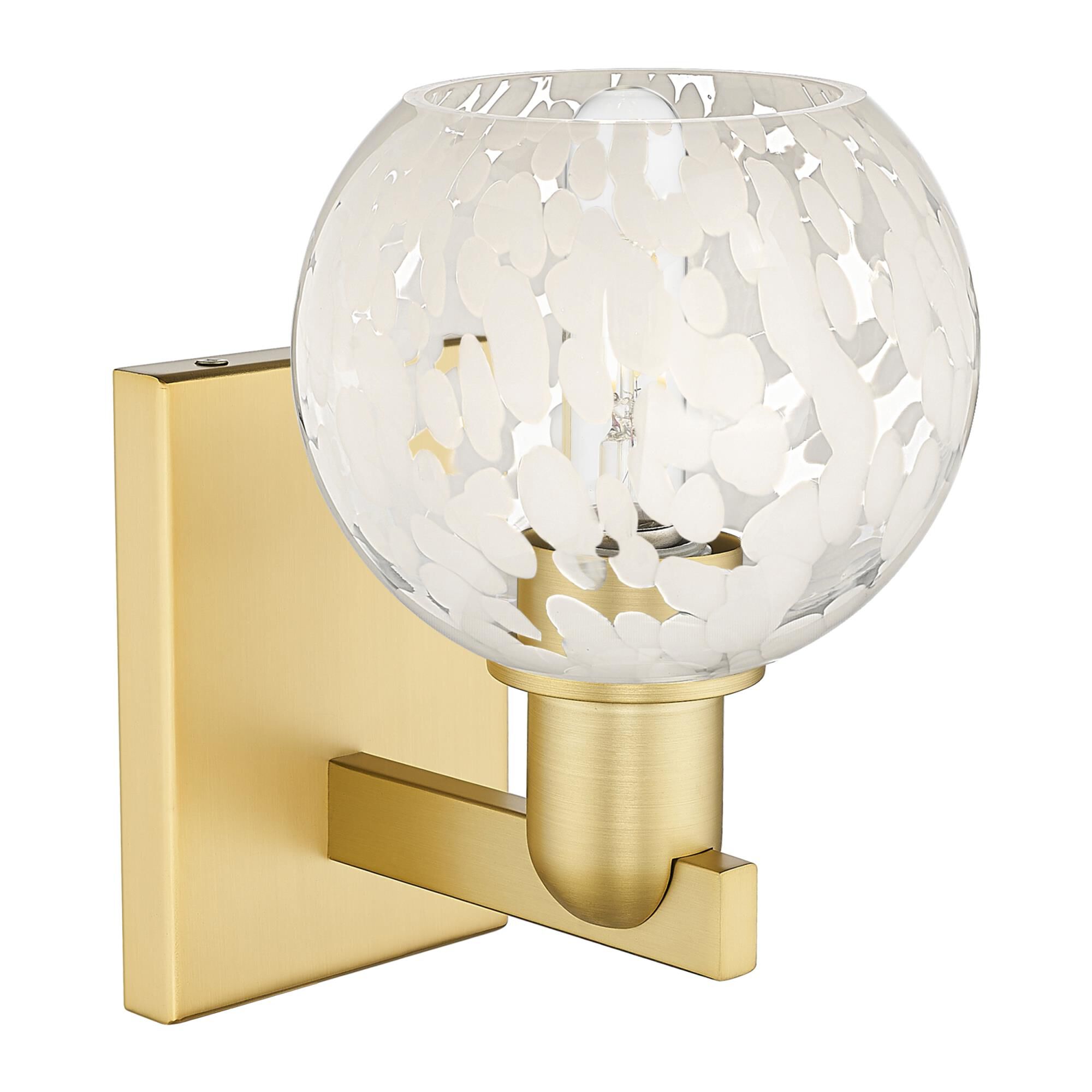 Bruno Marashlian White Mouchette 10 Inch Wall Sconce by Innovations Lighting