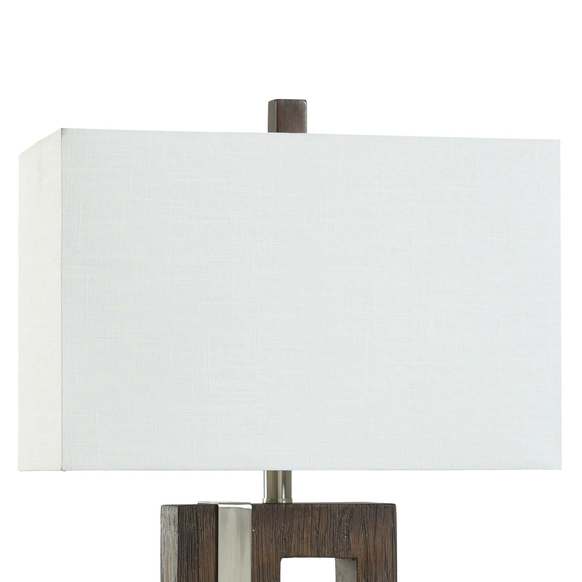 Hudson Silver 30 Inch Table Lamp by Stylecraft