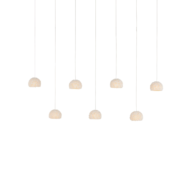 Virtu Large Linear Chandelier by Currey & Company