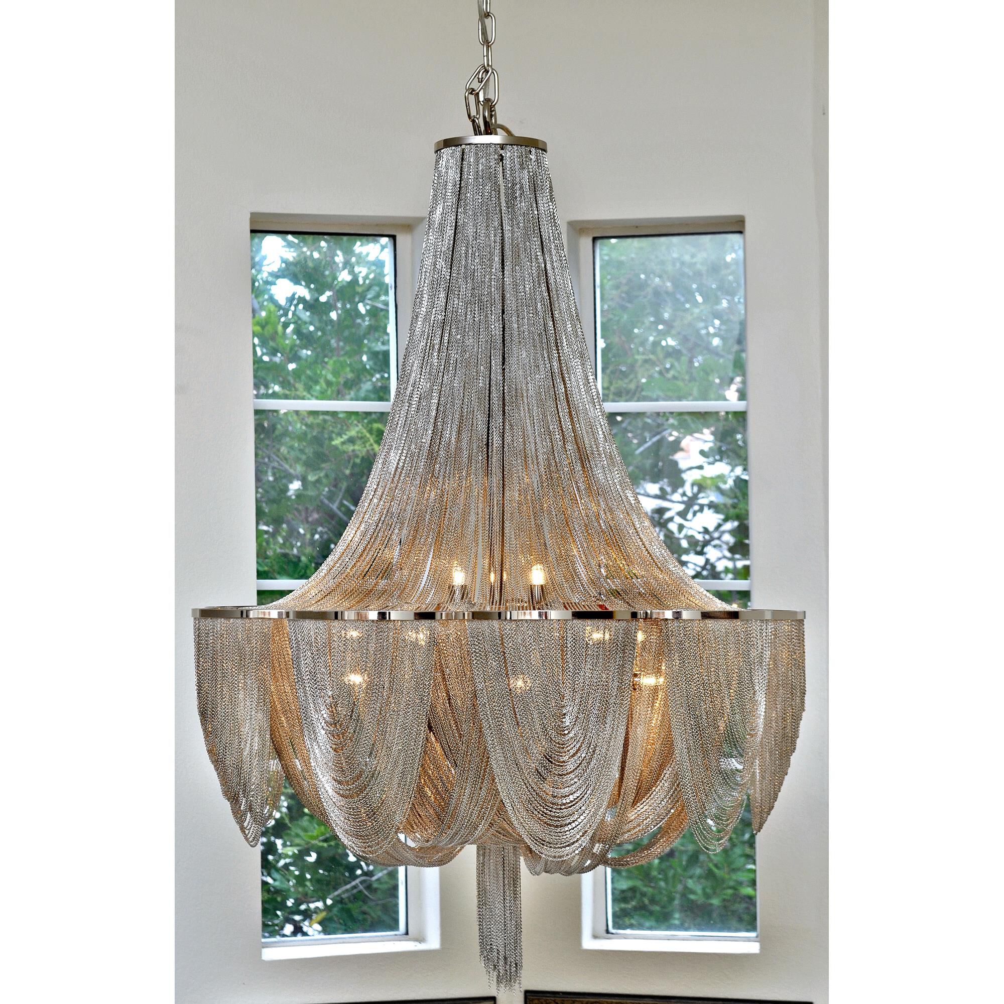 Chantilly 22 Inch 10 Light Mini Chandelier by Maxim Lighting