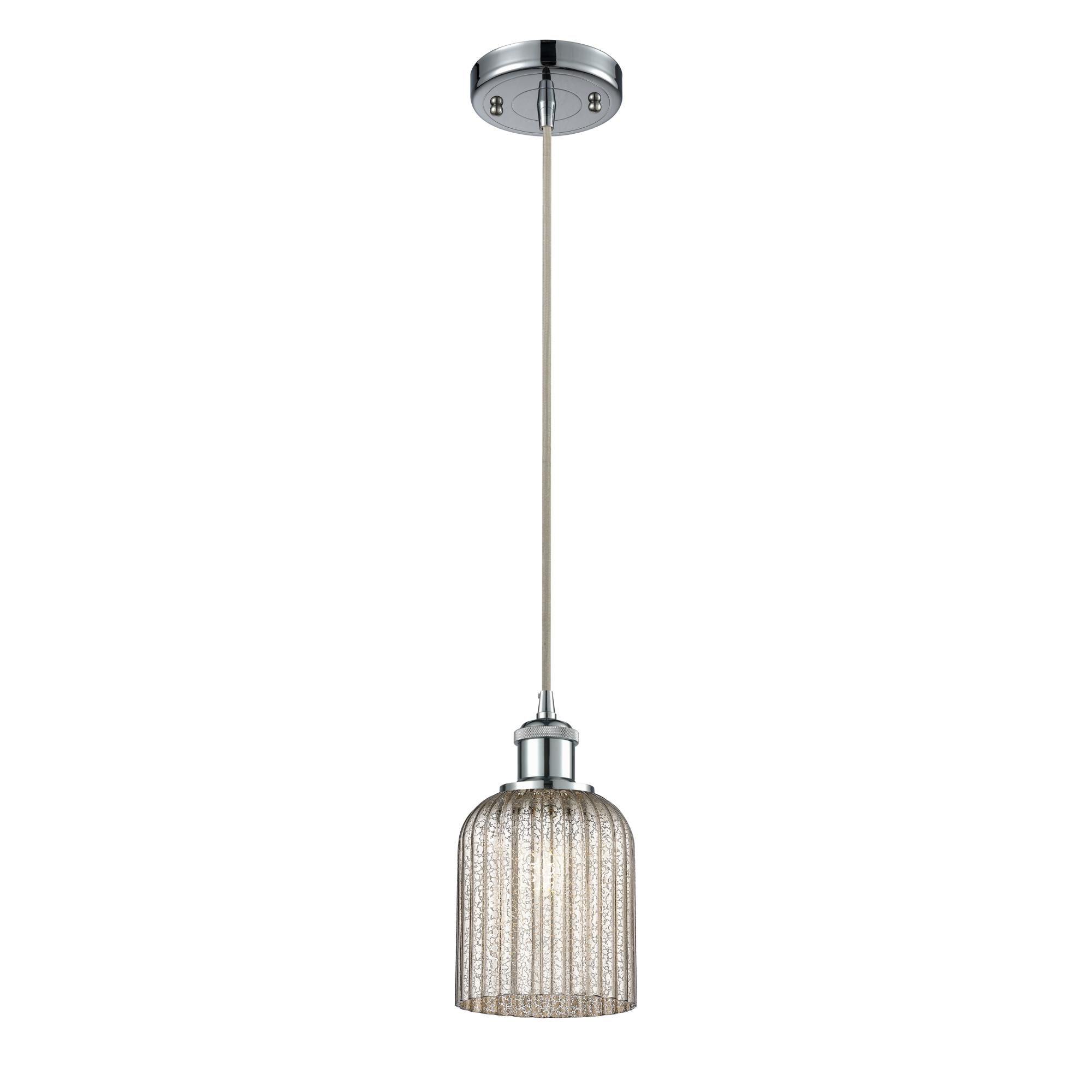 Shown in Polished Chrome finish and Mercury shade