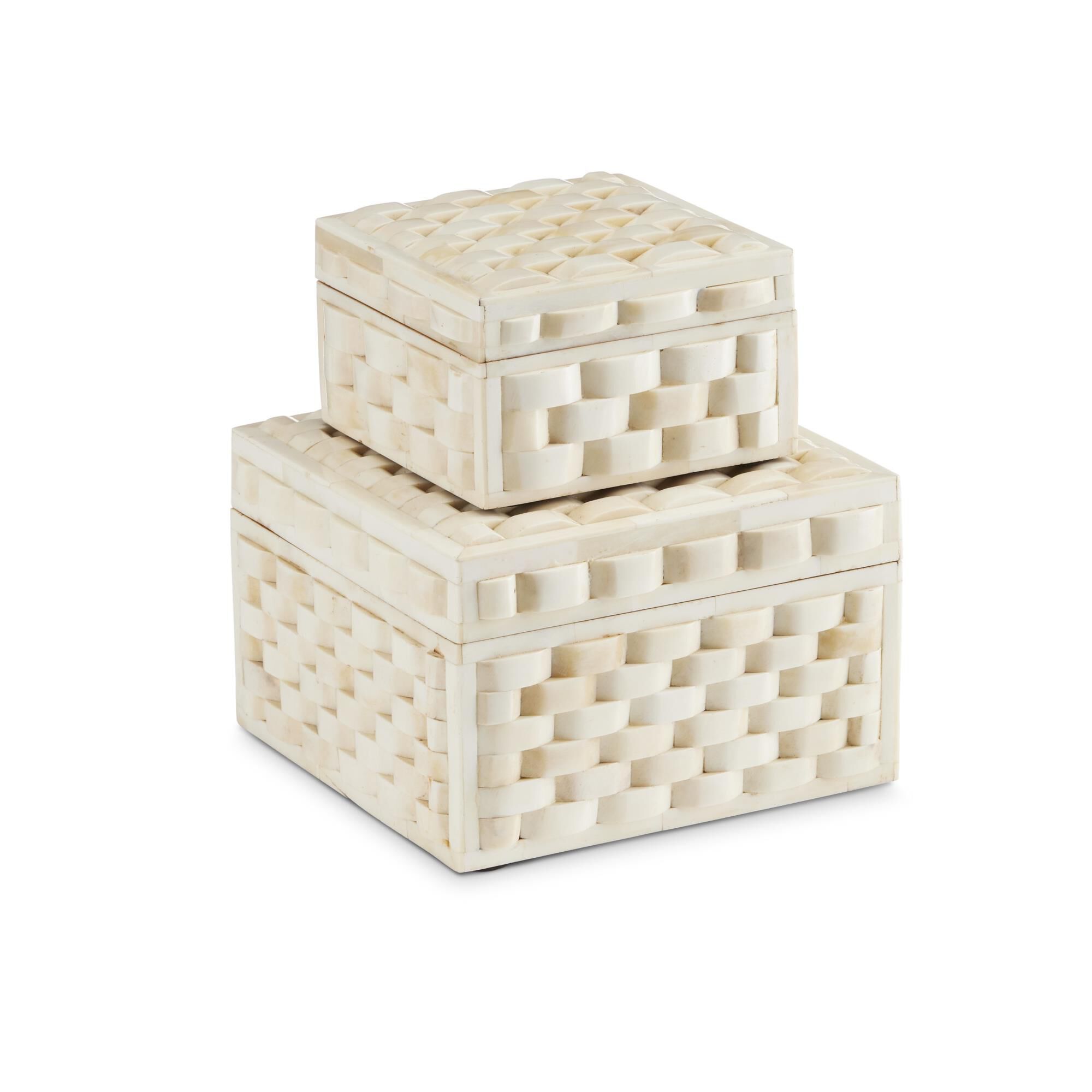 Felice Box Set of 2 Accent Box by Currey and Company
