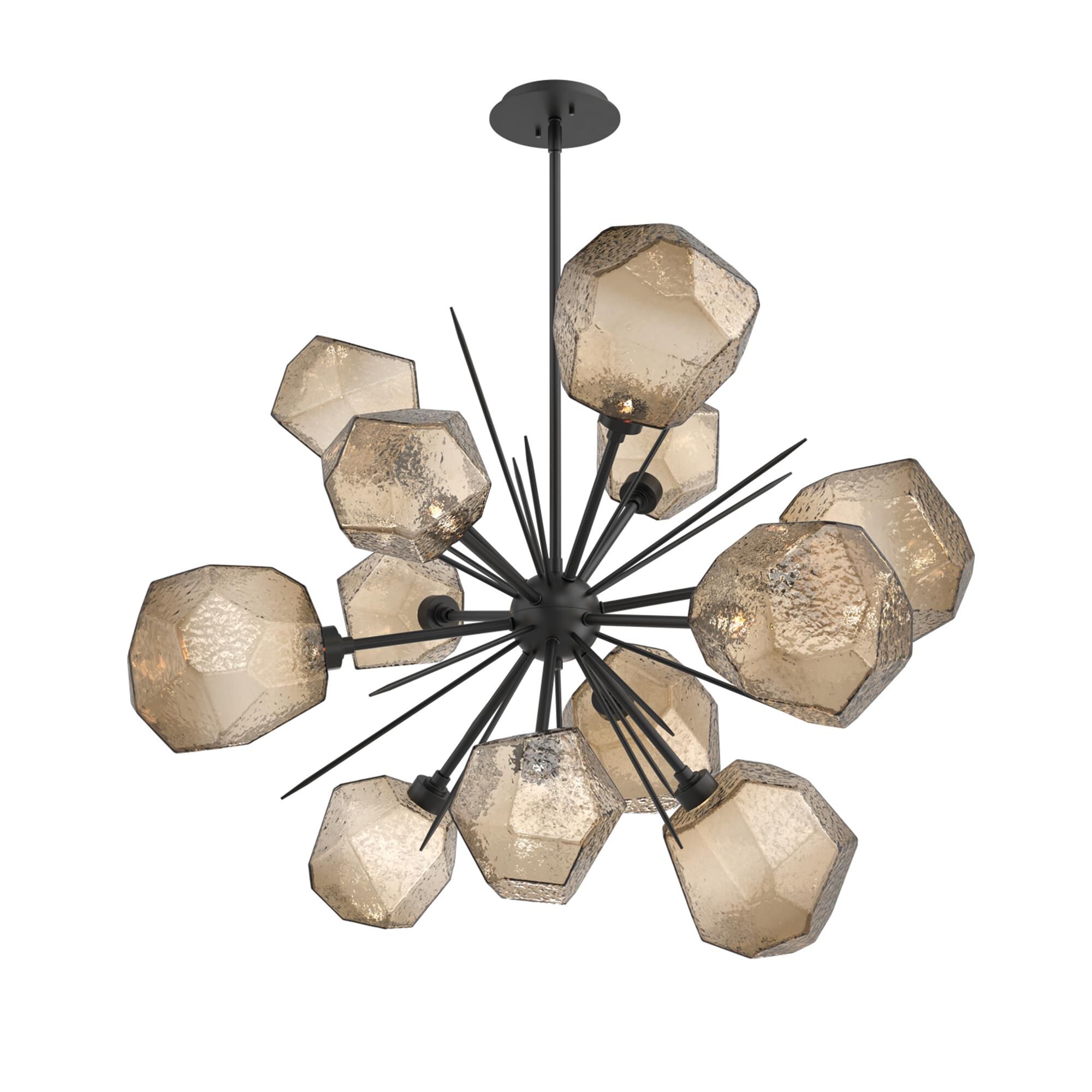 Shown in Matte Black finish and Bronze glass