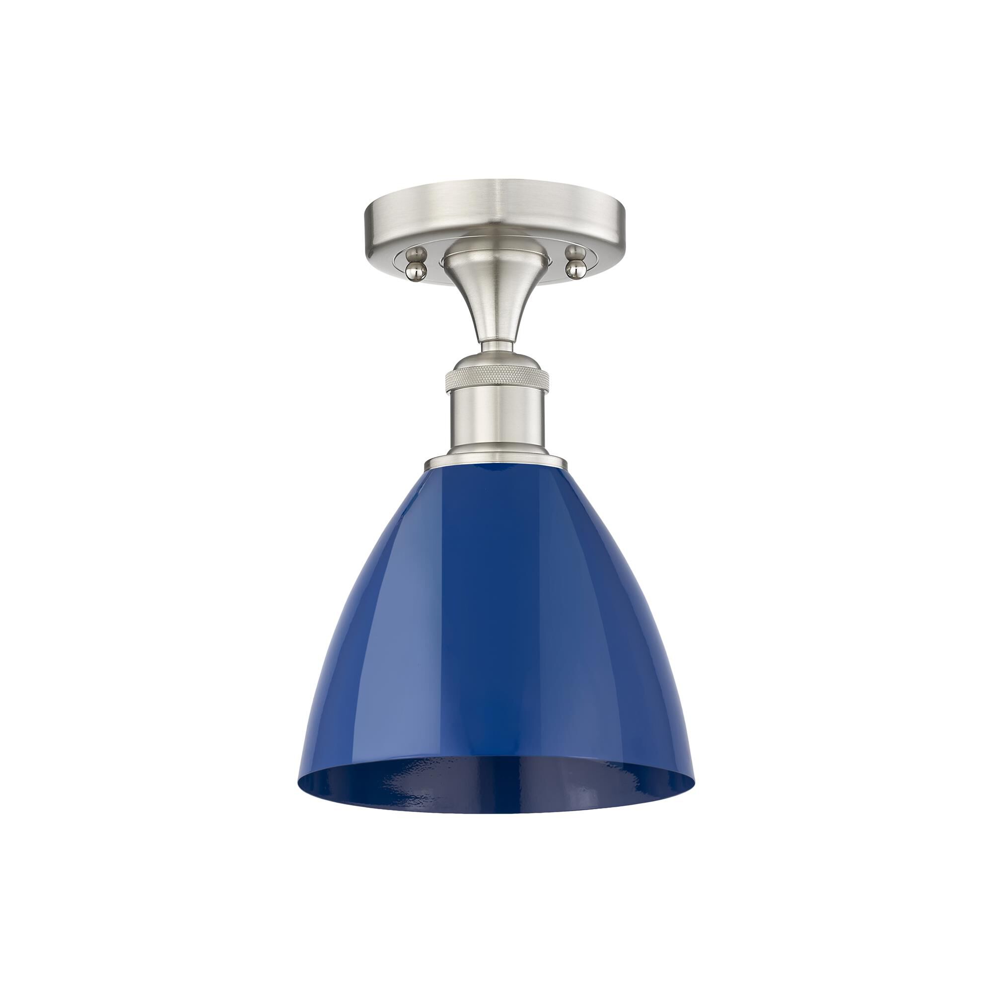 Bruno Marashlian Plymouth Dome 7 Inch 1 Light Semi Flush Mount by Innovations Lighting