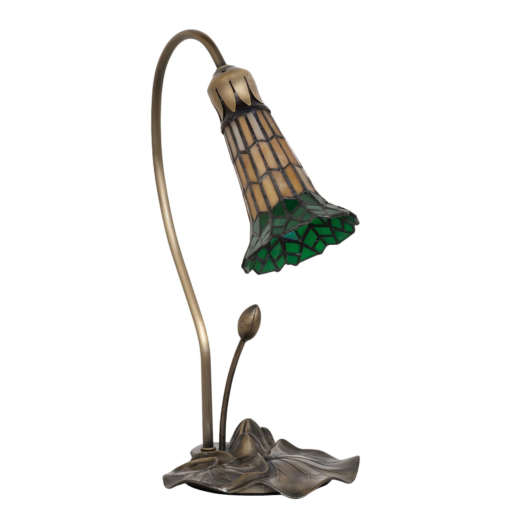Shown in Antique Copper Finish finish and Amber /Acrylic;Green glass