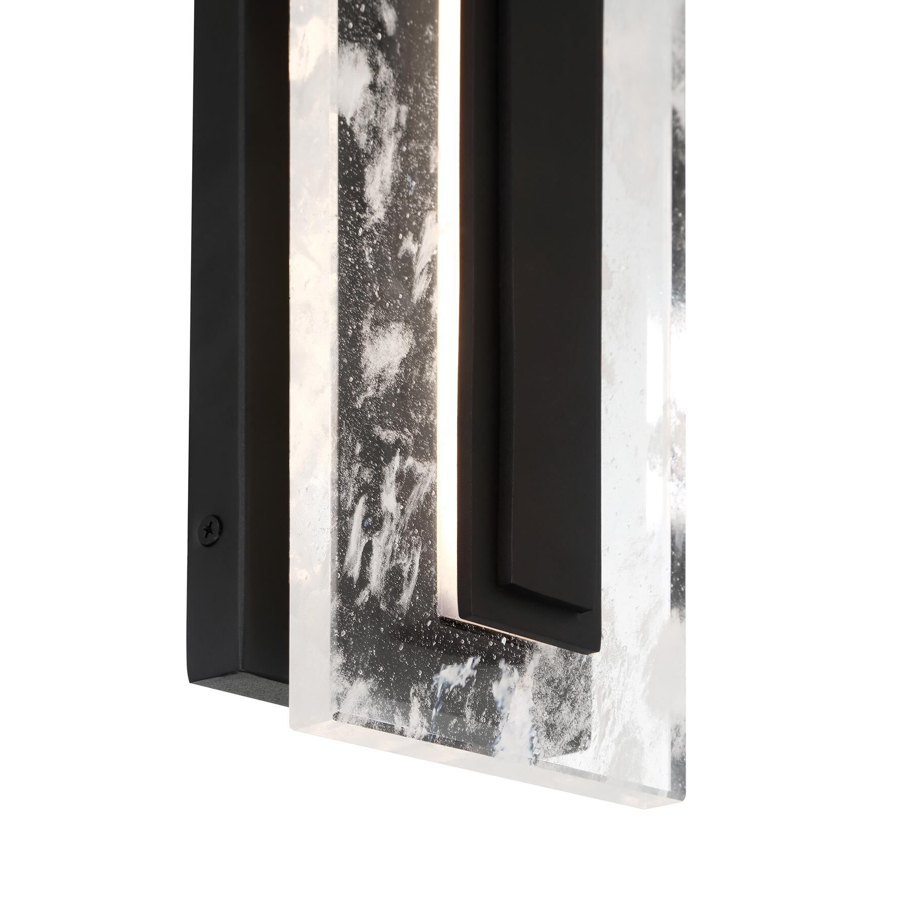 Shown in Sand Coal finish and Rock Crystalite glass