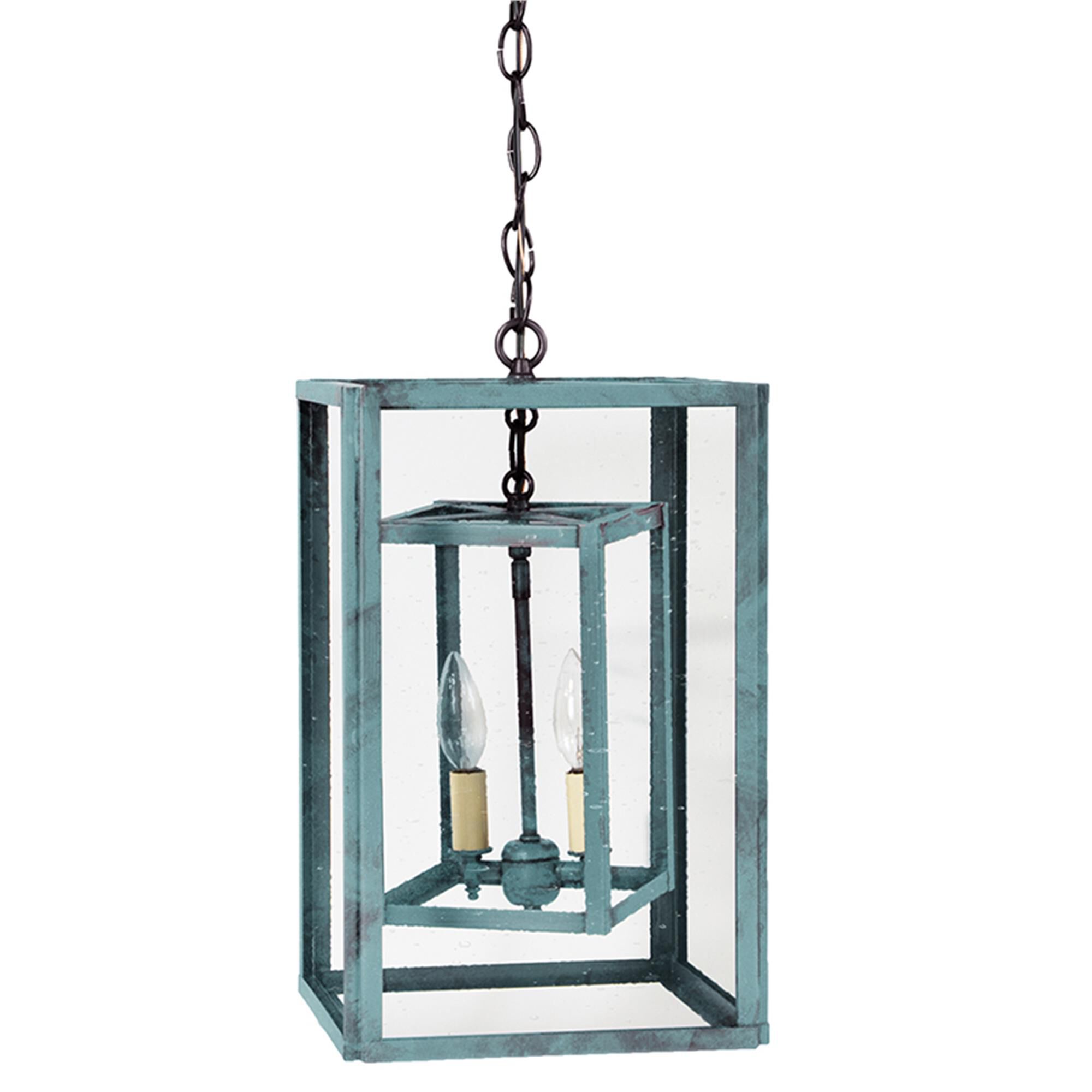 Transitional 16 Inch 2 Light Lantern Pendant,