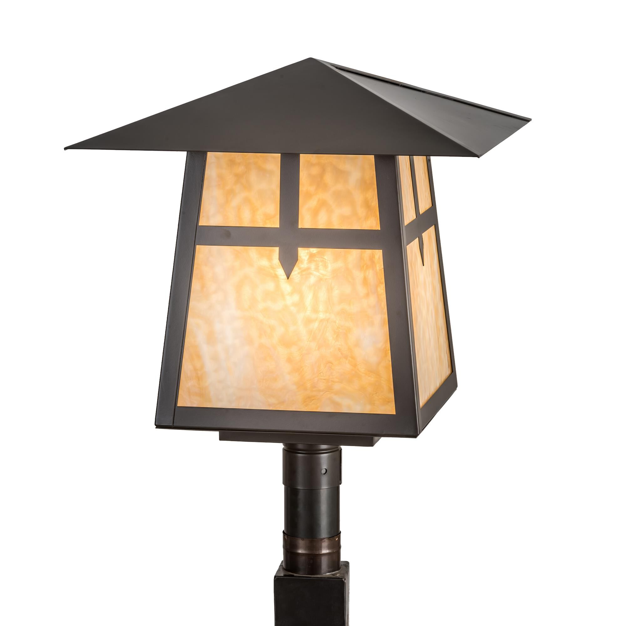 23 Inch Tall 1 Light Outdoor Post Lamp by Meyda Lighting
