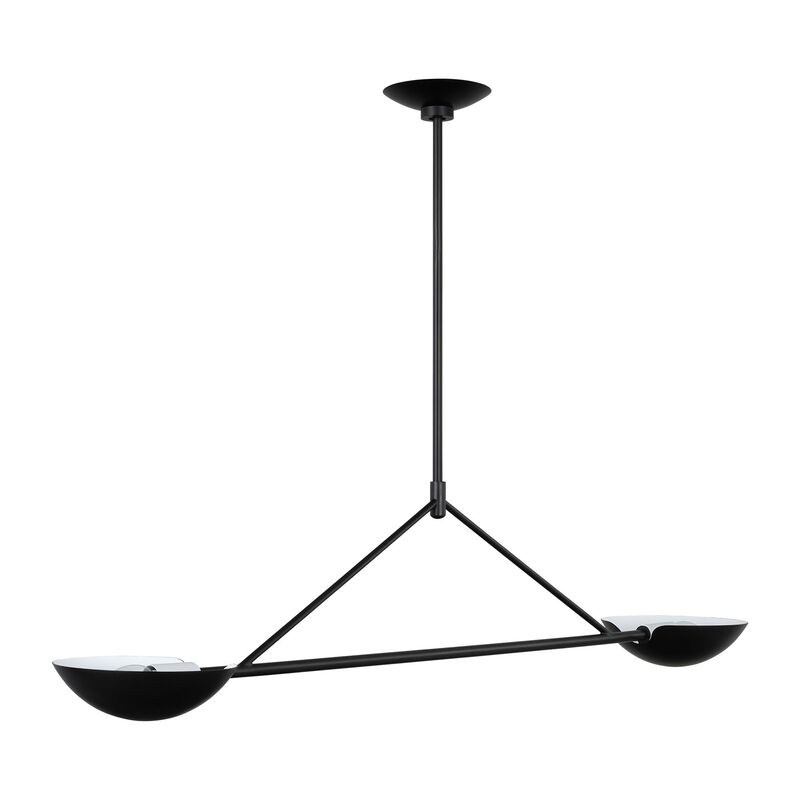 Ellen DeGeneres Nevel Medium Linear Chandelier by Visual Comfort Studio