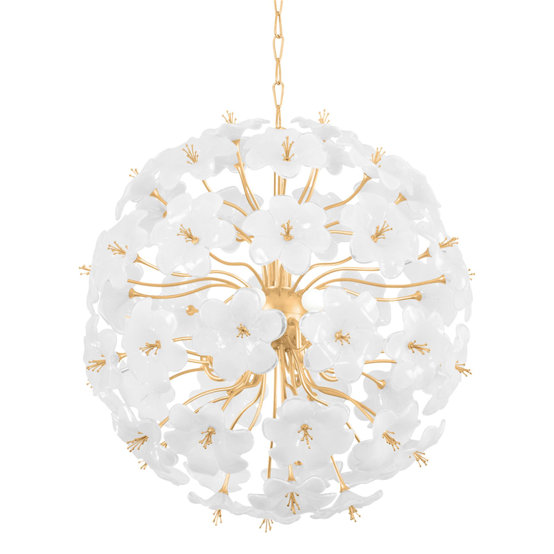 Hygea Medium Chandelier by Corbett Lighting