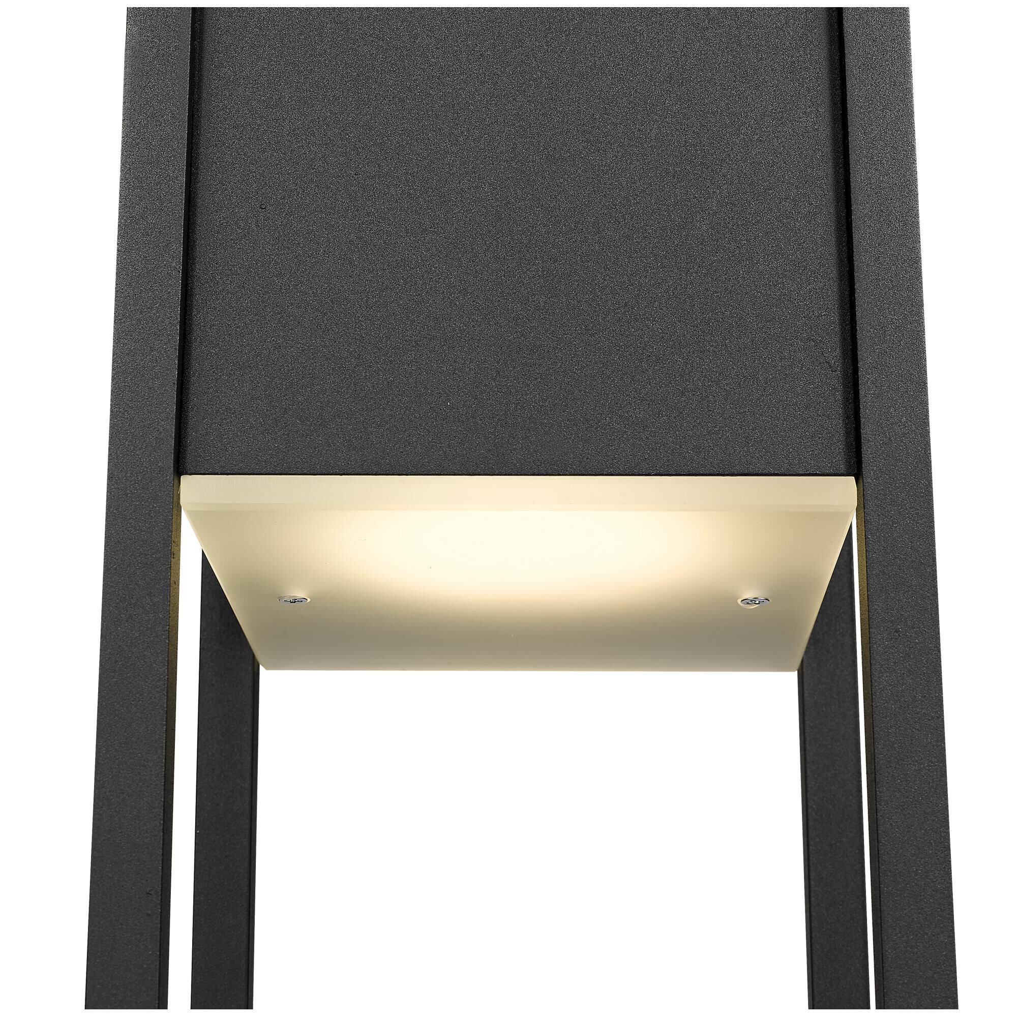 Shown in Black finish and Glass shade