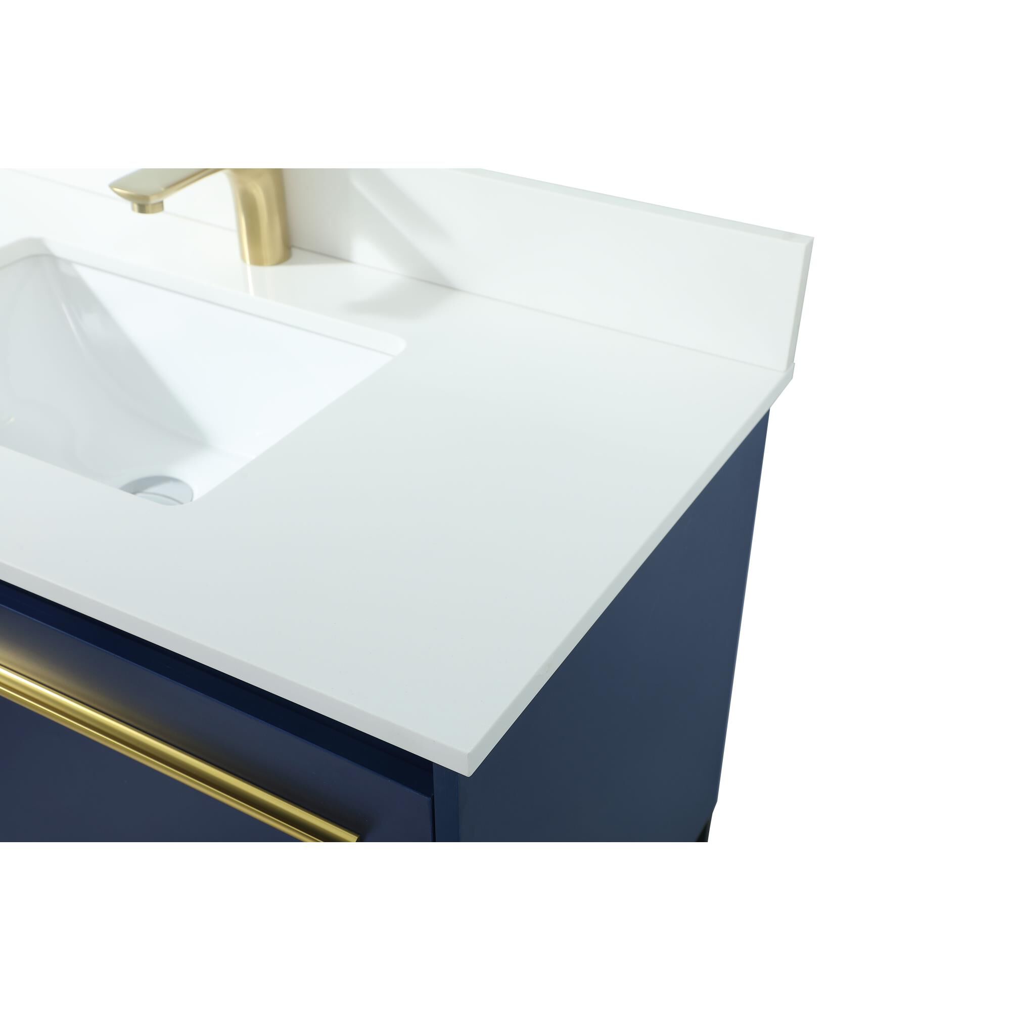 Shown in Blue finish