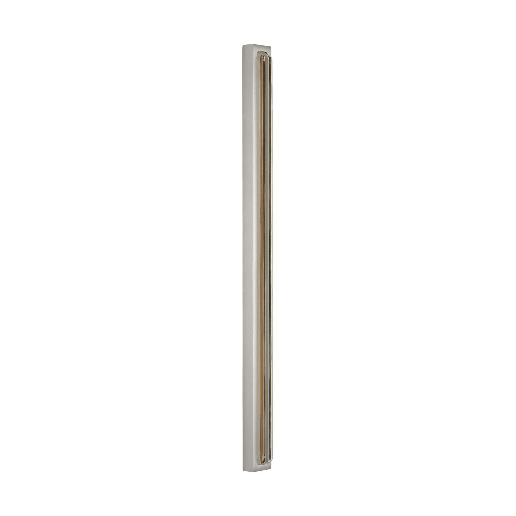 Shown in Satin Nickel finish and Clear Crystal glass