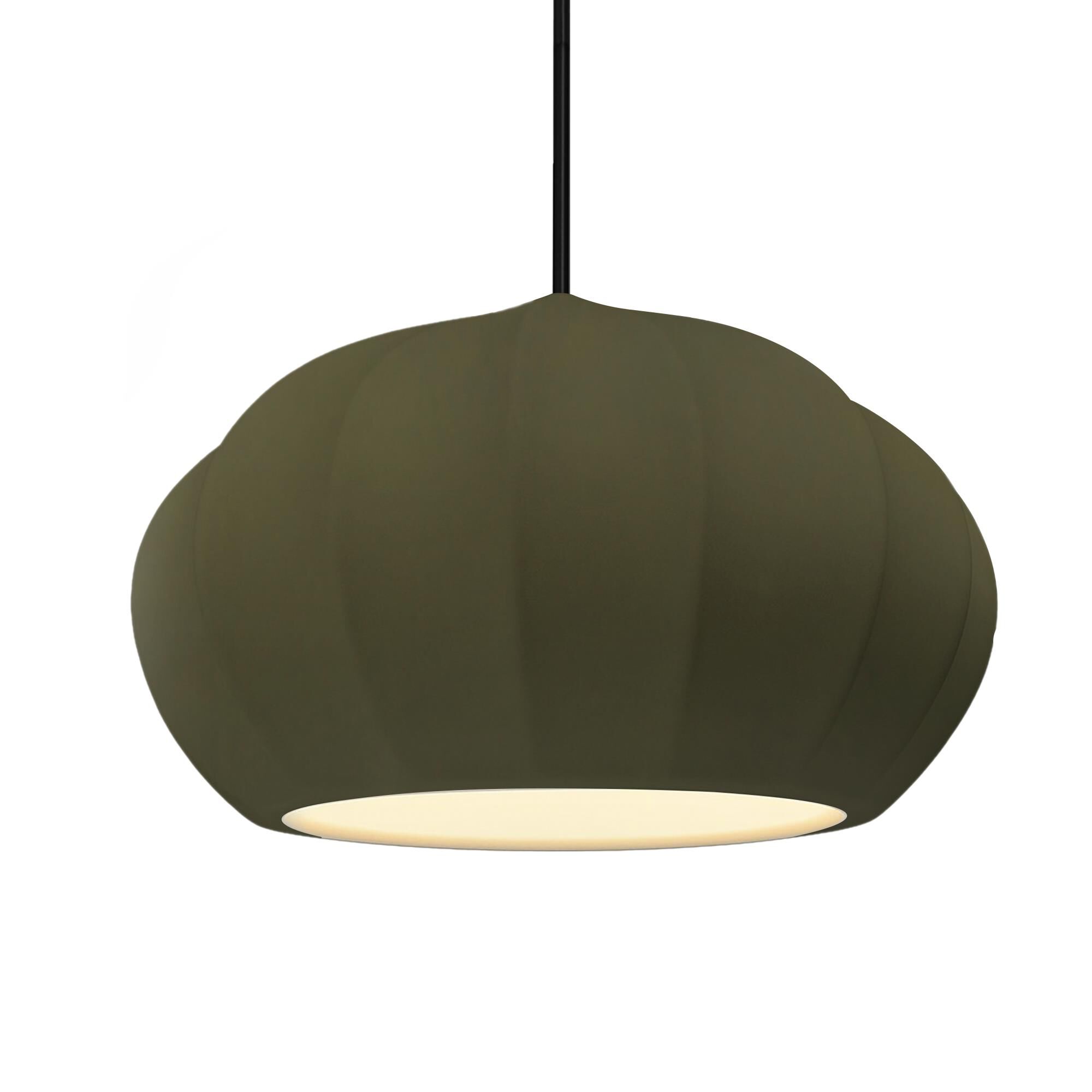 Shown in Polished Chrome finish and Matte Green shade