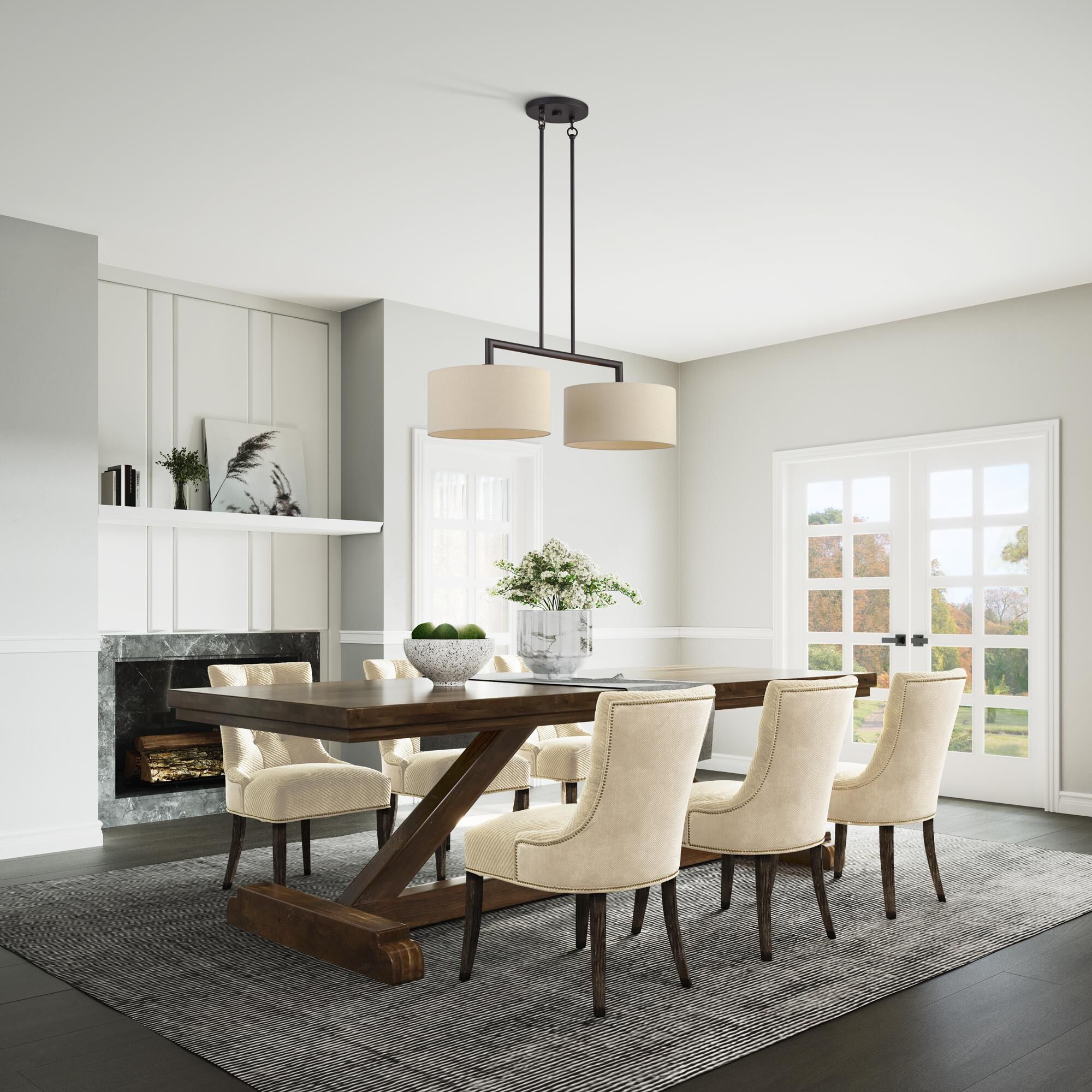 Bellingham 35 Inch Linear Suspension Light by Livex Lighting