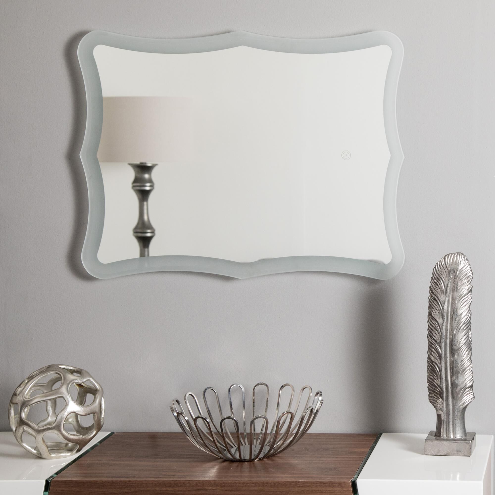 Luka LED Lighted Mirrors by Decor Wonderland