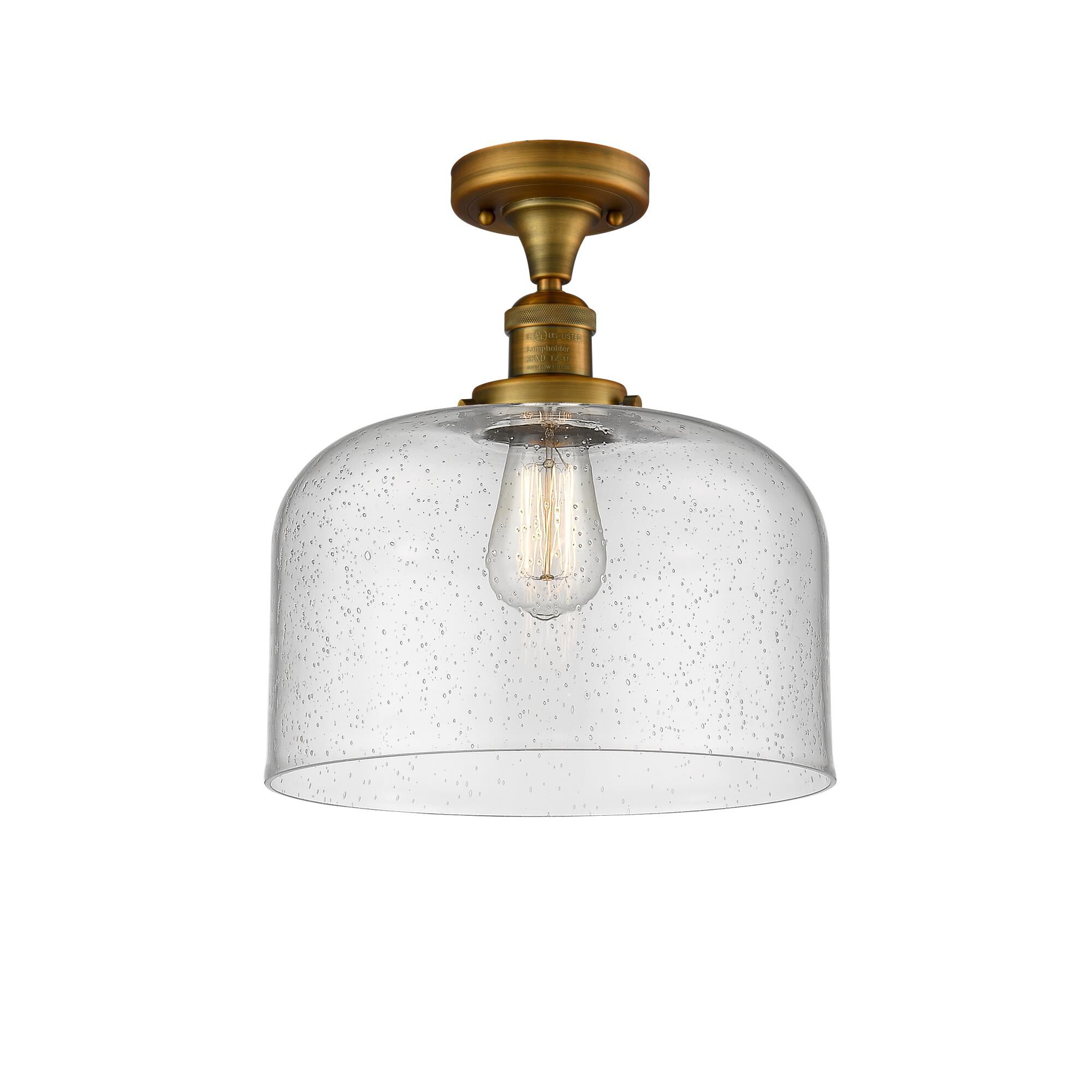 Bruno Marashlian Bell 12 Inch 1 Light Semi Flush Mount by Innovations Lighting