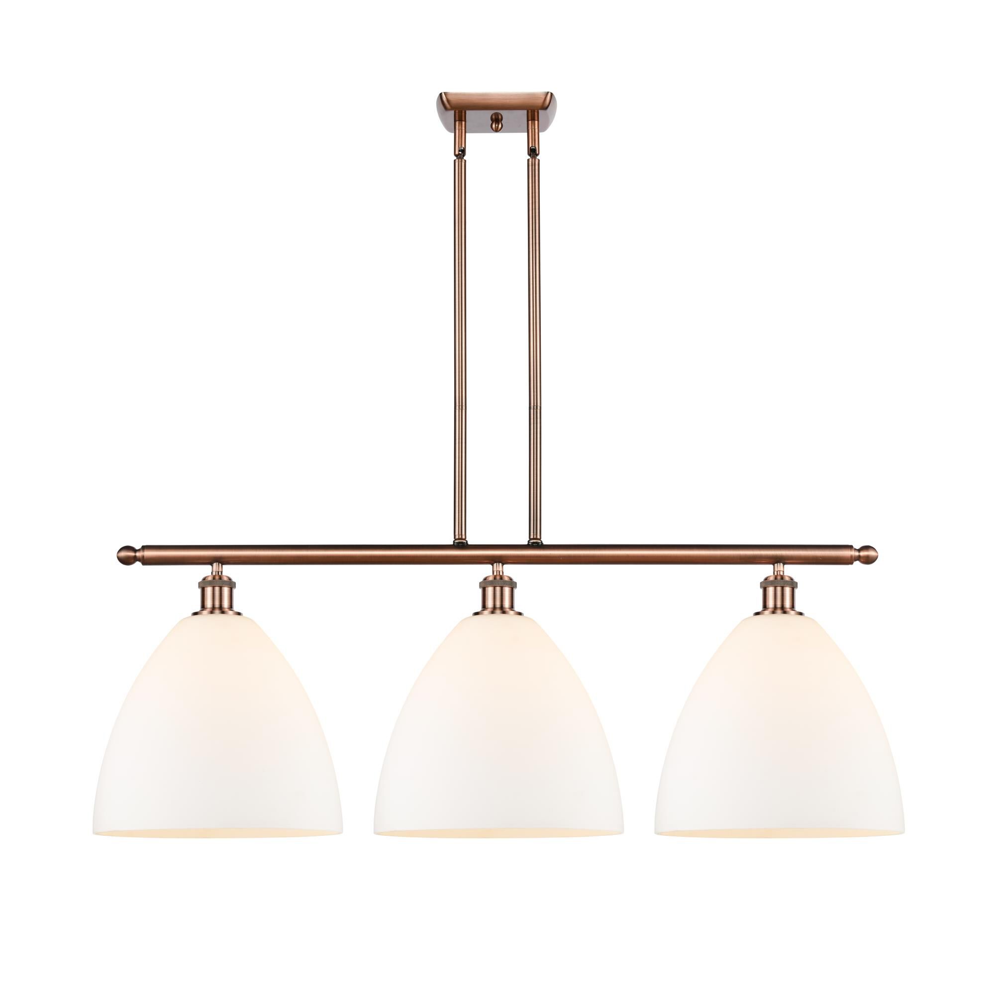 Bruno Marashlian Ballston Dome 38 Inch 3 Light Linear Suspension Light by Innovations Lighting