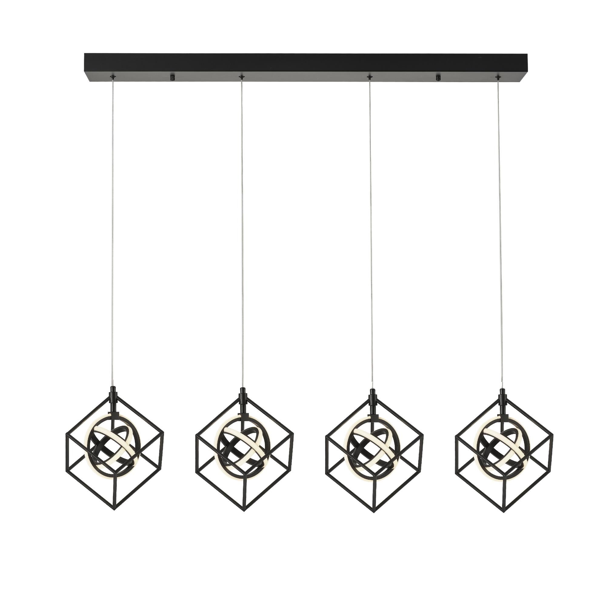 Tulip 28 Inch 12 Light Linear Suspension Light by Artcraft