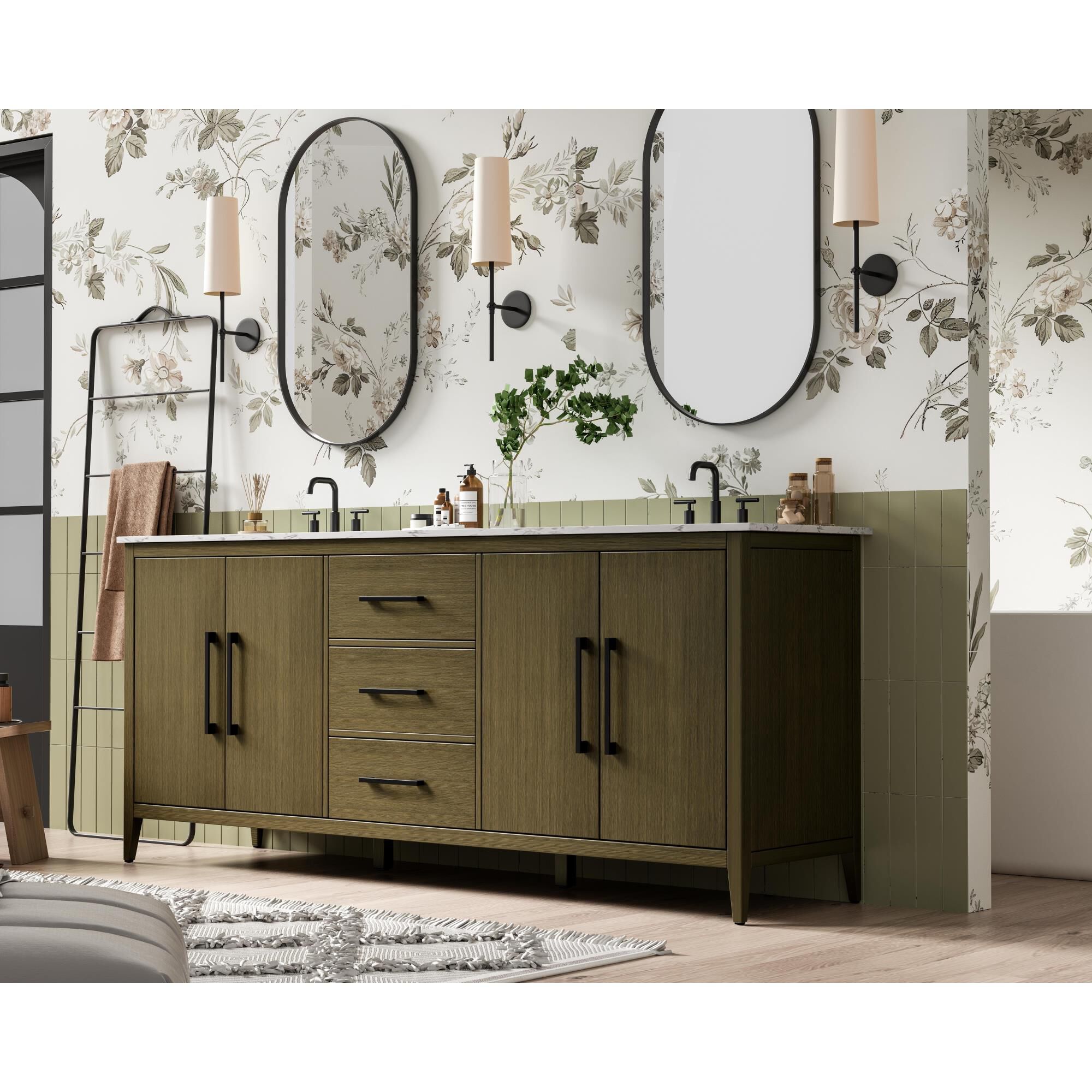 Shown in Chestnut Brown finish