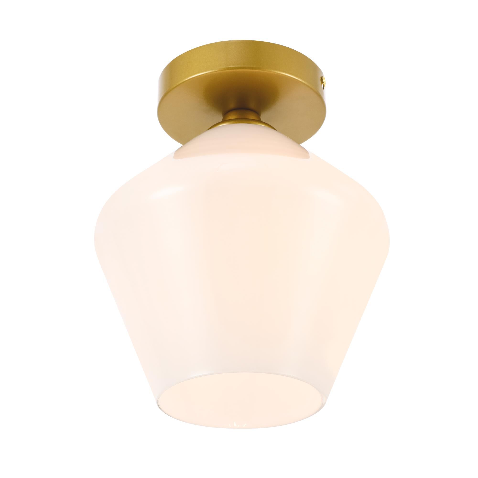 Gene 8 Inch Semi Flush Mount by Elegant Lighting